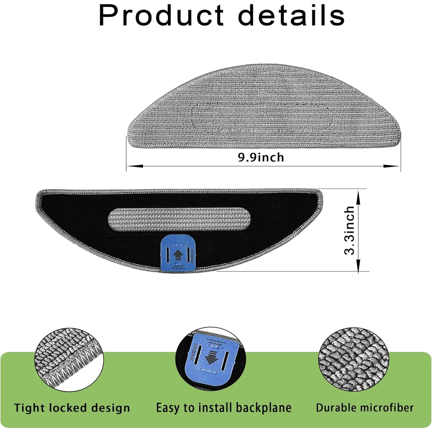 Piezas de Repuesto para Aspiradora iRobot Roomba Combo i3/i5/j5 - 1 Juego de Rodillos, 3 Filtros HEPA, 3 Paños