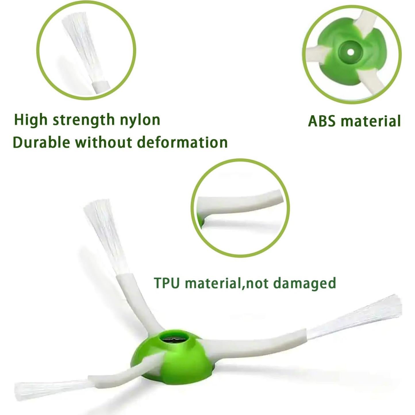 Piezas de Repuesto para Aspiradora iRobot Roomba Combo i3/i5/j5 - 1 Juego de Rodillos, 3 Filtros HEPA, 3 Paños