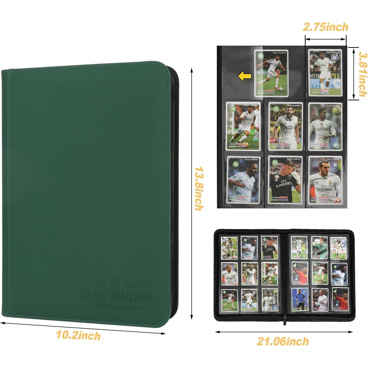 Carpeta de Tarjetas Foalgo 9 Bolsillos 540 Tarjetas