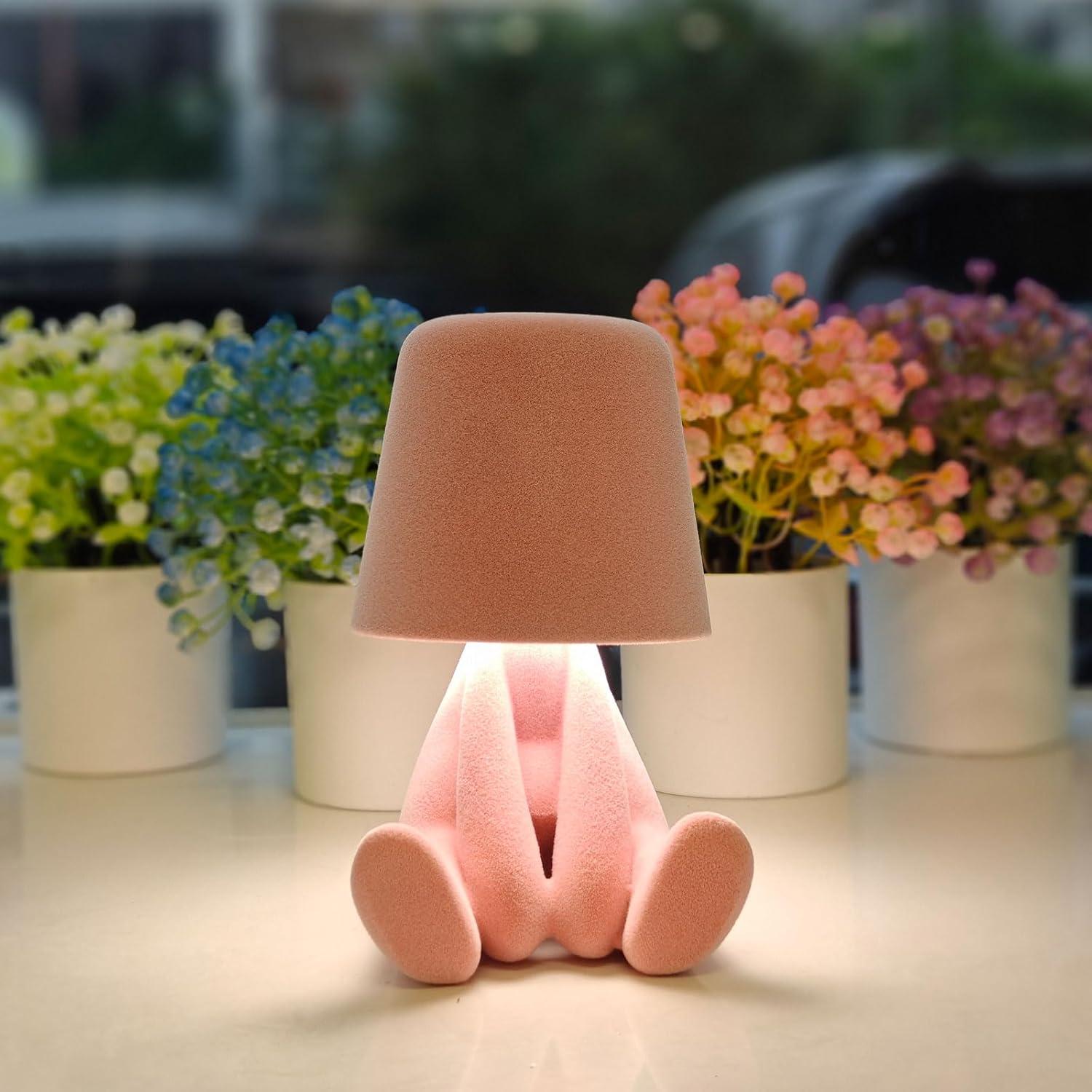 Lámpara de Mesa LED Táctil Dorada con USB - Knitukl