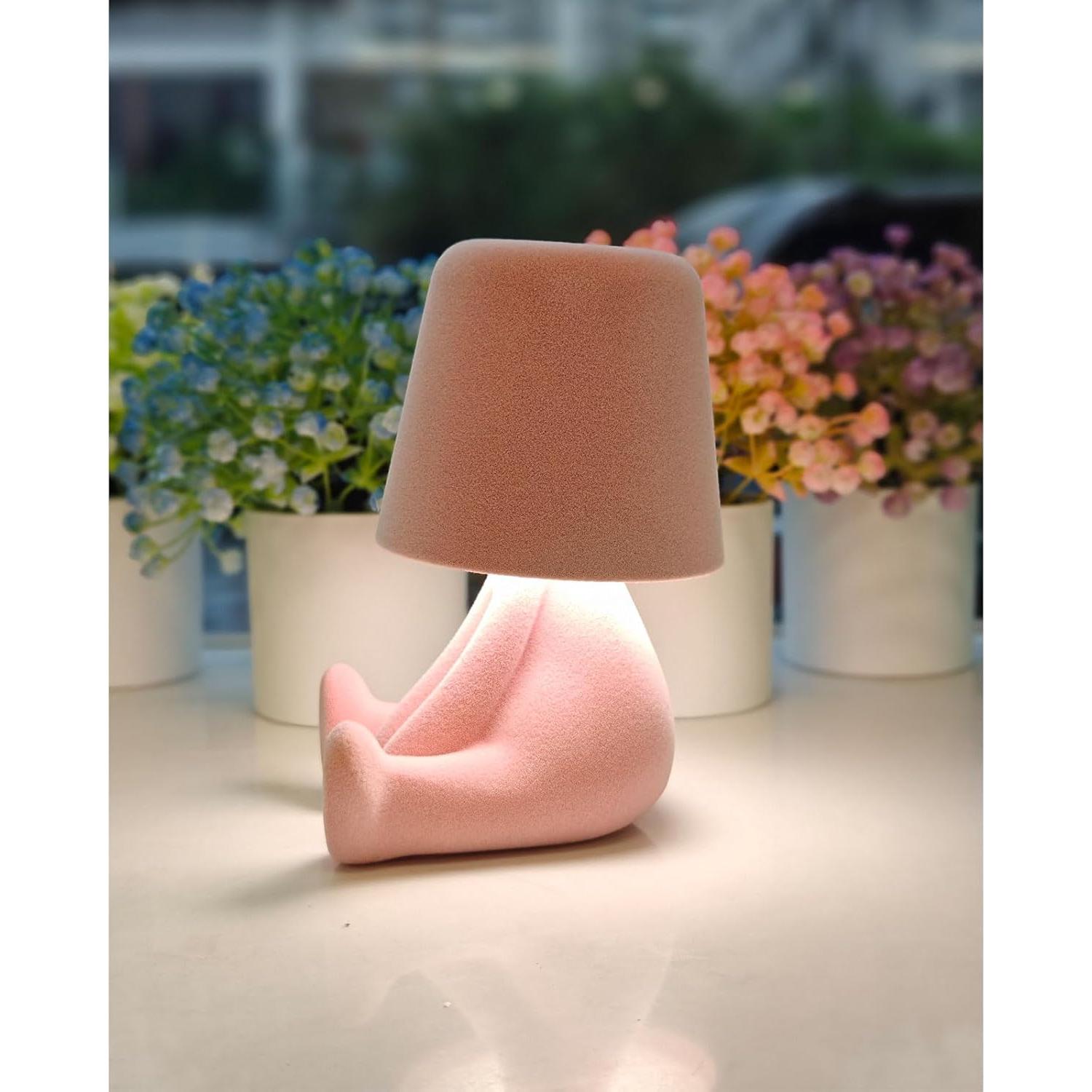 Lámpara de Mesa LED Táctil Dorada con USB - Knitukl