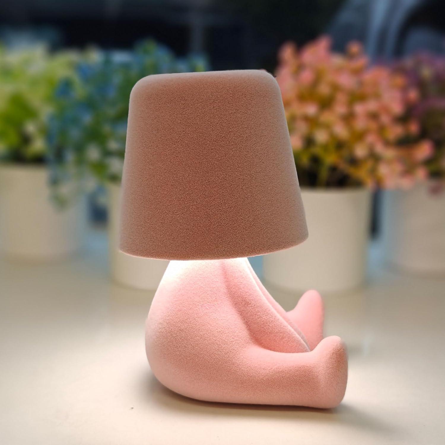 Lámpara de Mesa LED Táctil Dorada con USB - Knitukl