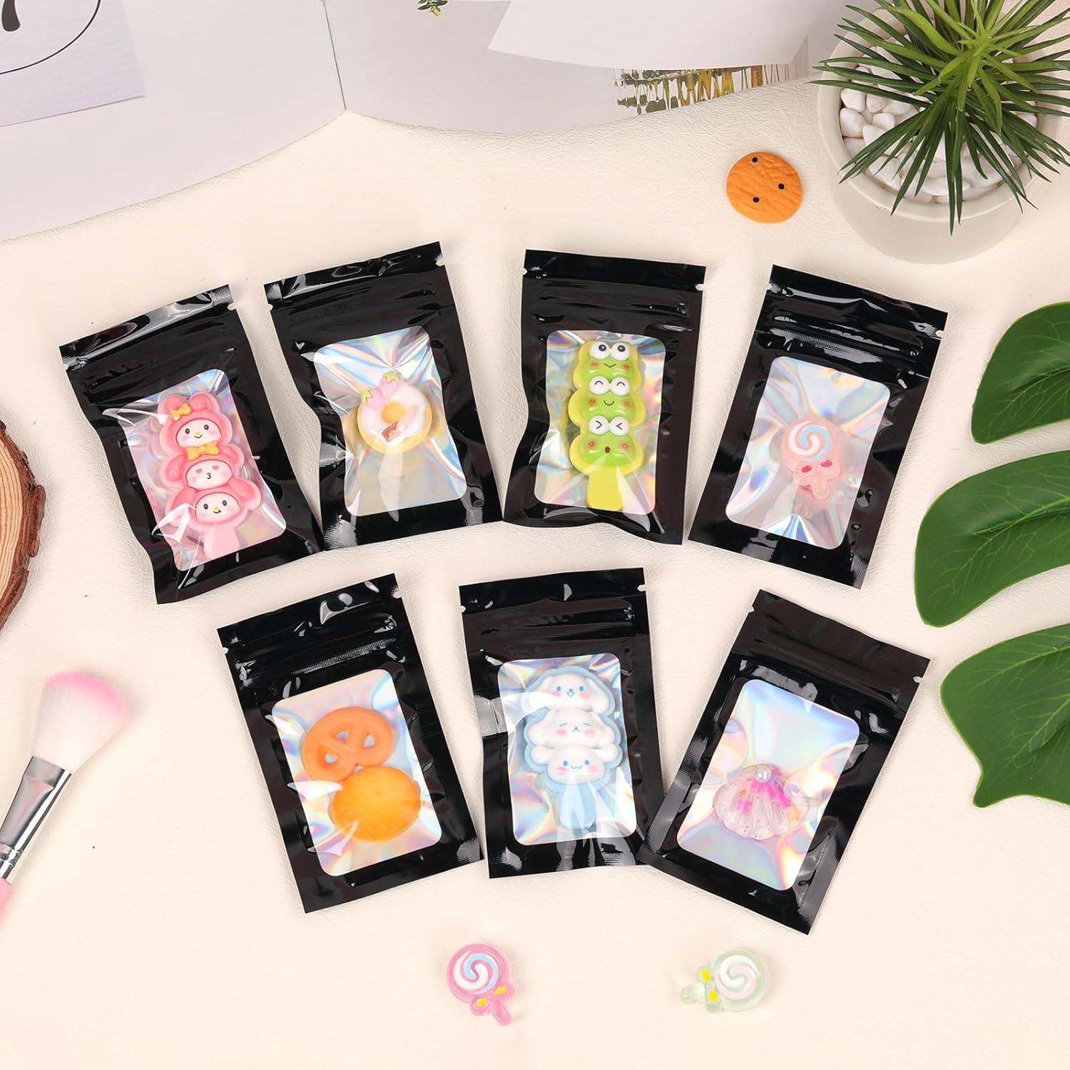 120 Bolsas Mylar Reutilizables Funseeya 6x10cm a Prueba de Olores