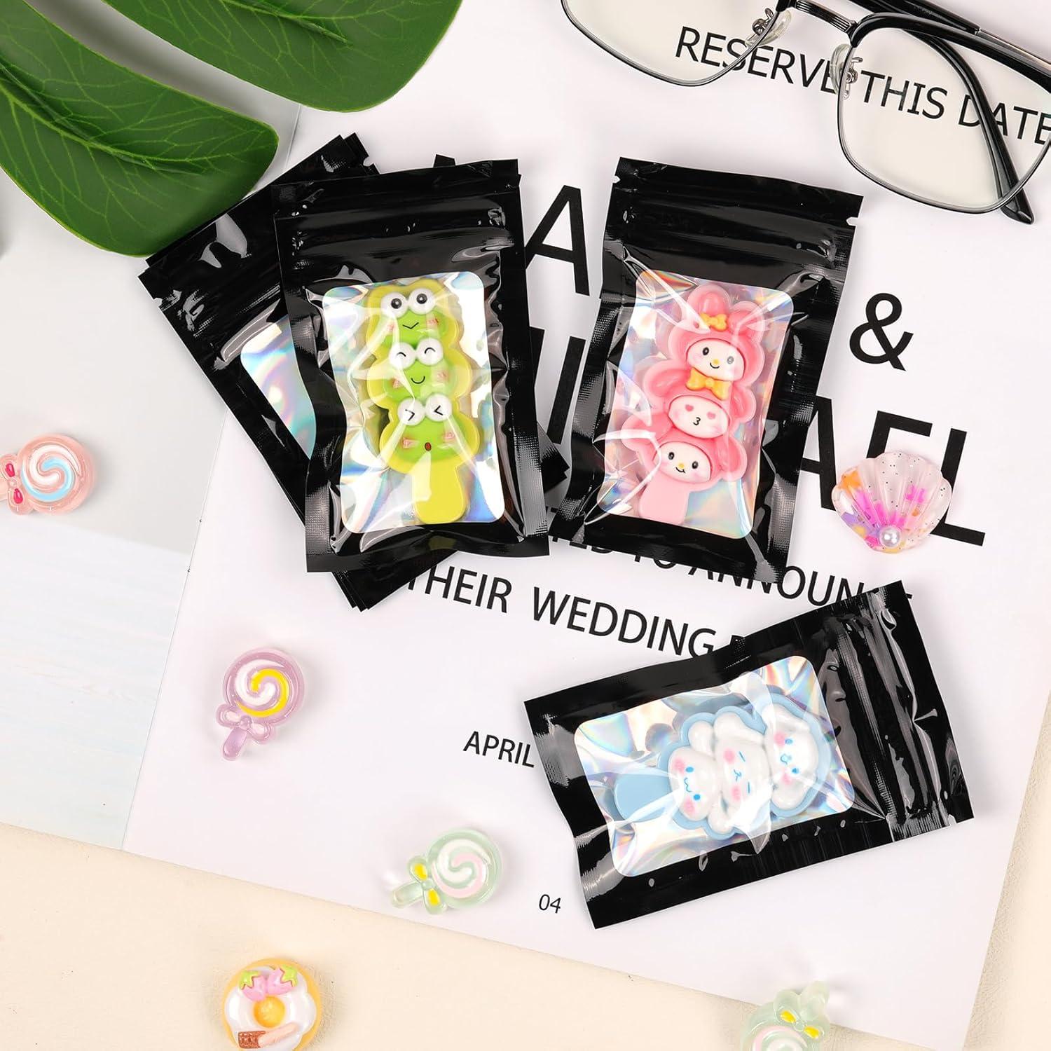 120 Bolsas Mylar Reutilizables Funseeya 6x10cm a Prueba de Olores