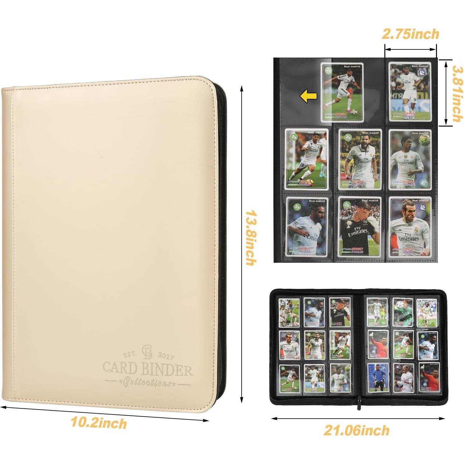 Carpeta de Tarjetas de Comercio Foalgo 9 Bolsillos 540 Tarjetas