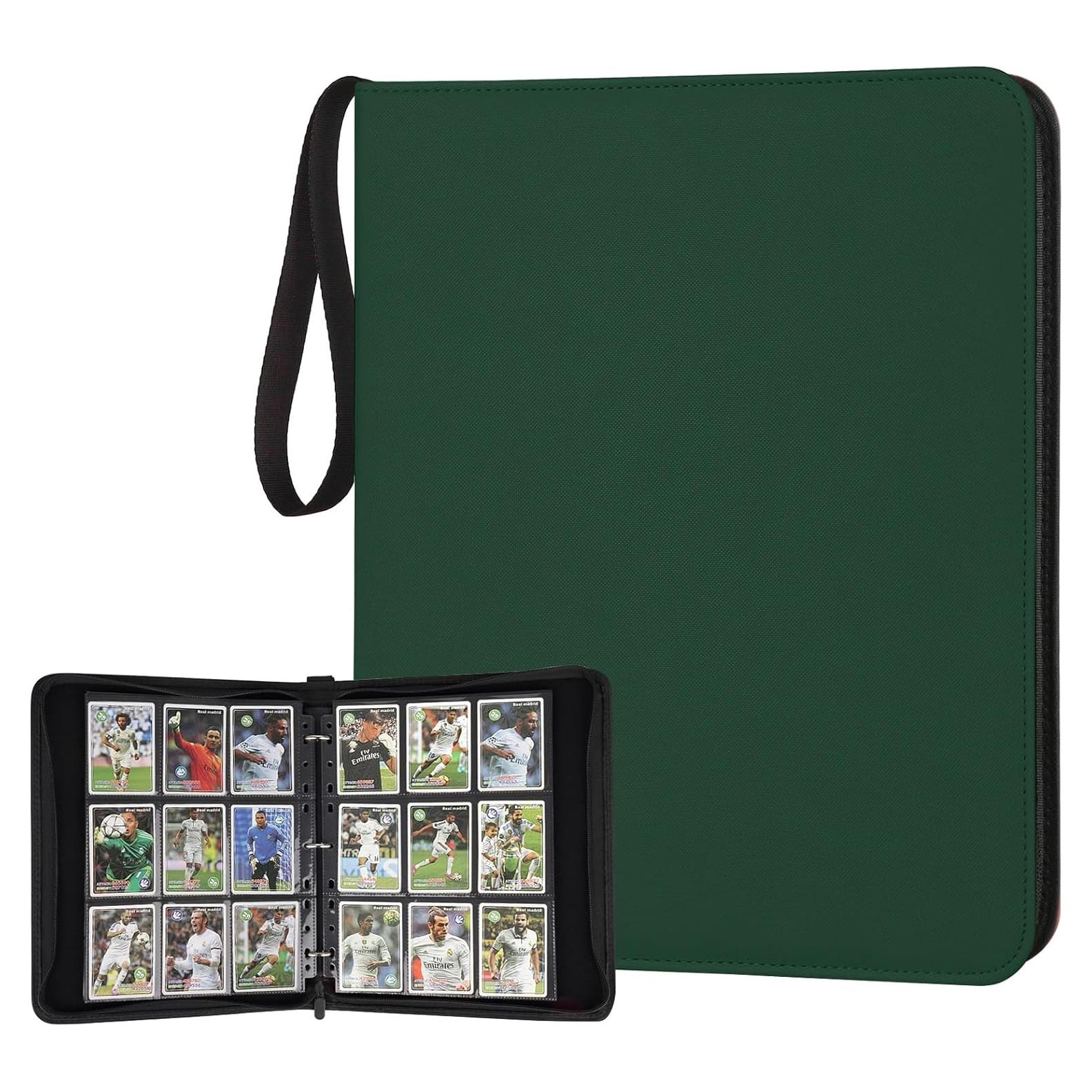 Carpeta de Tarjetas Foalgo 9 Bolsillos 720 Tarjetas Verde