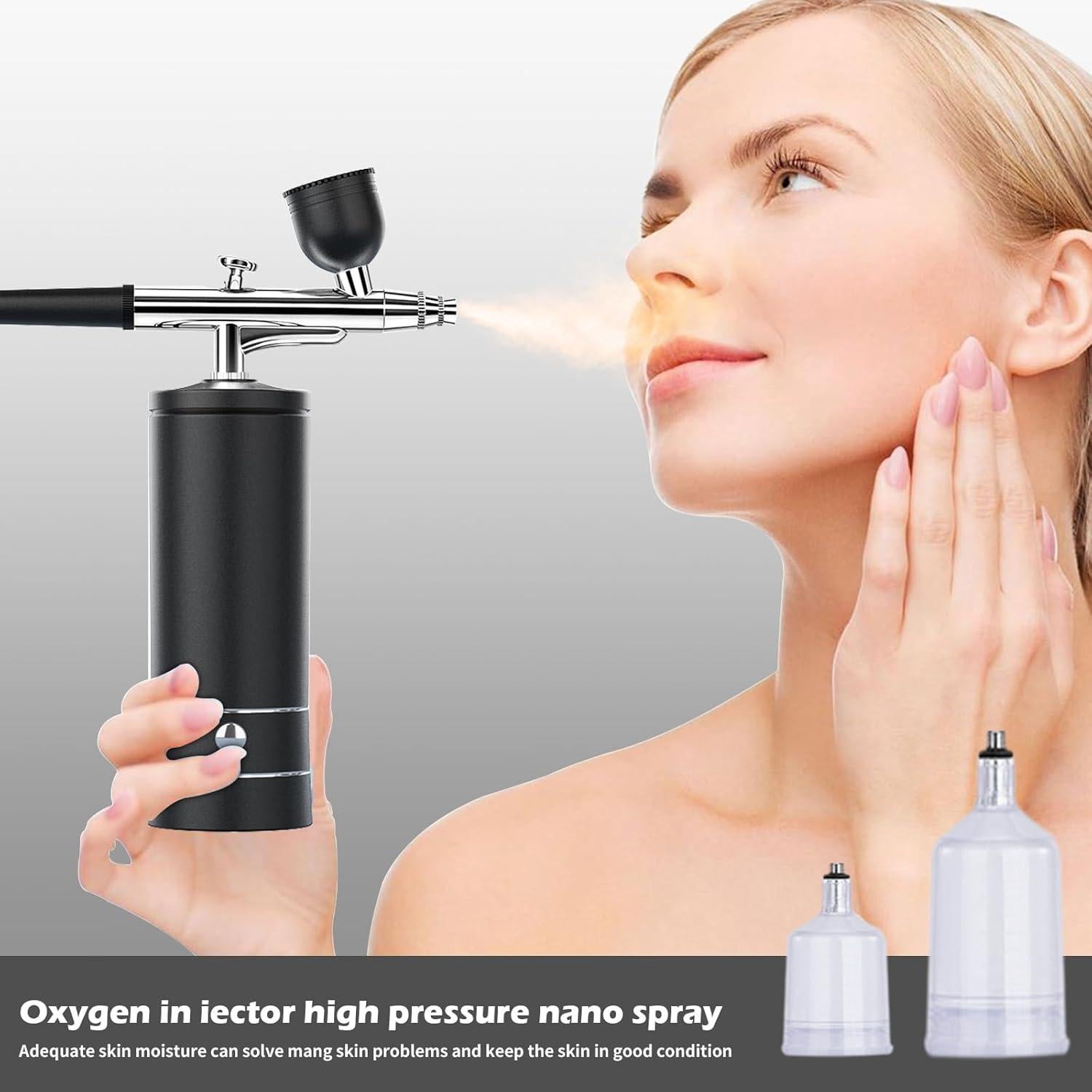 Kit de Aerógrafo Inalámbrico Rhinowisdom - 380g, 30PSI