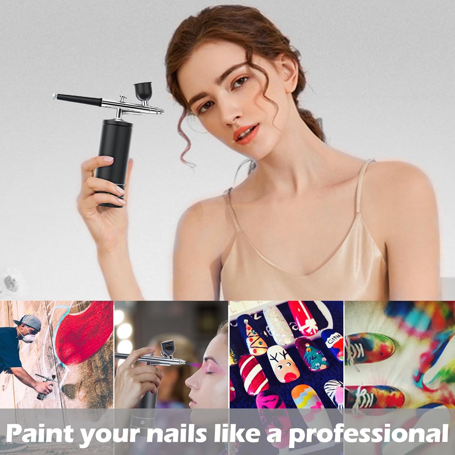 Kit de Aerógrafo Inalámbrico Rhinowisdom - 380g, 30PSI