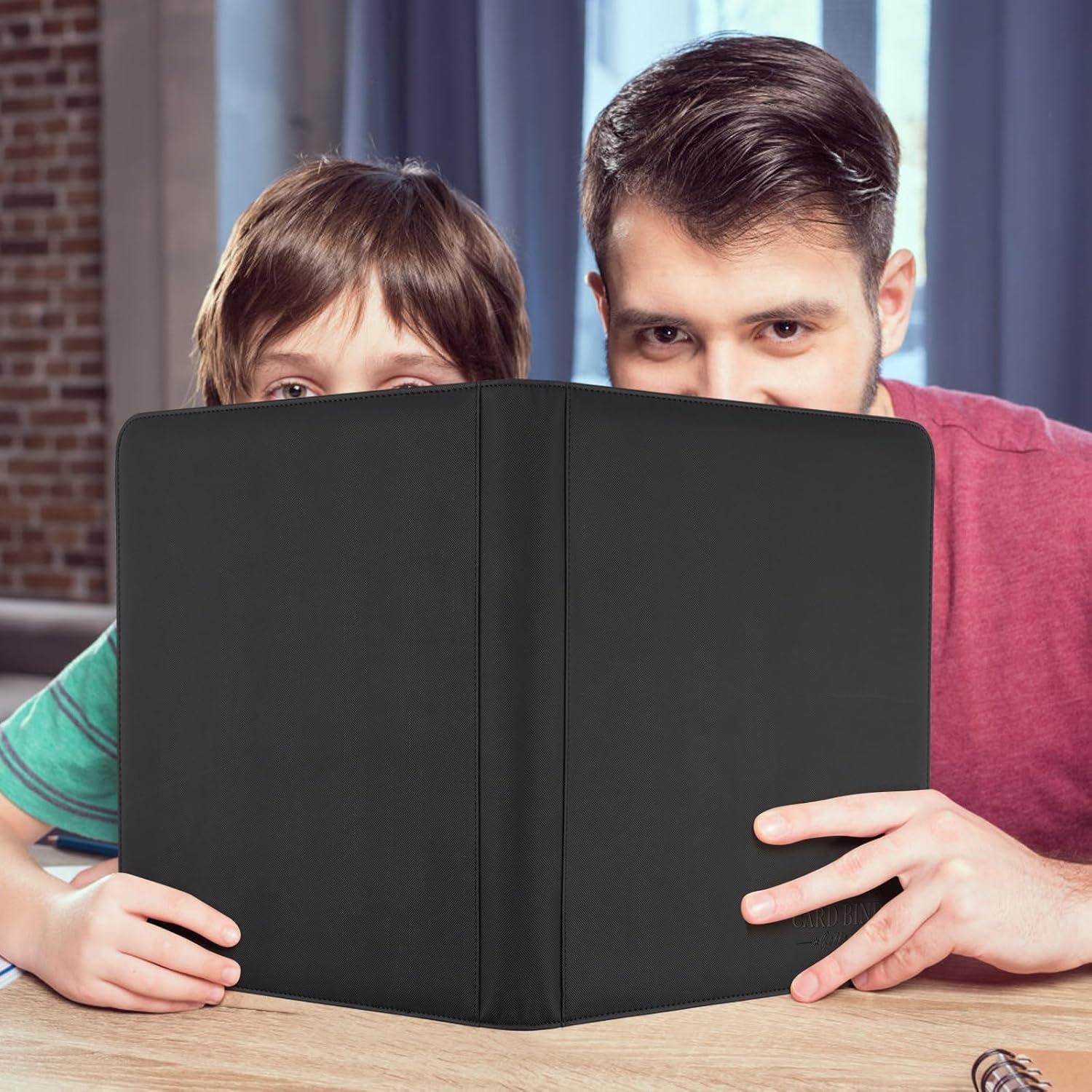 Carpeta de Tarjetas Foalgo 9 Bolsillos 540 Tarjetas Negra