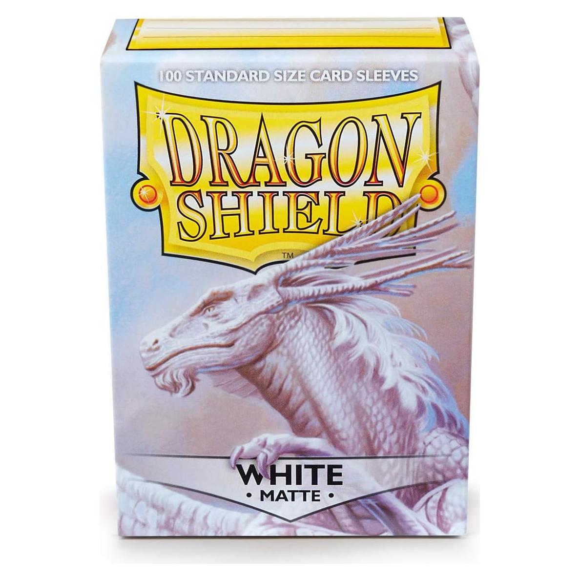 Fundas de Cartas Dragon Shield Mate Blanco 100 Unidades