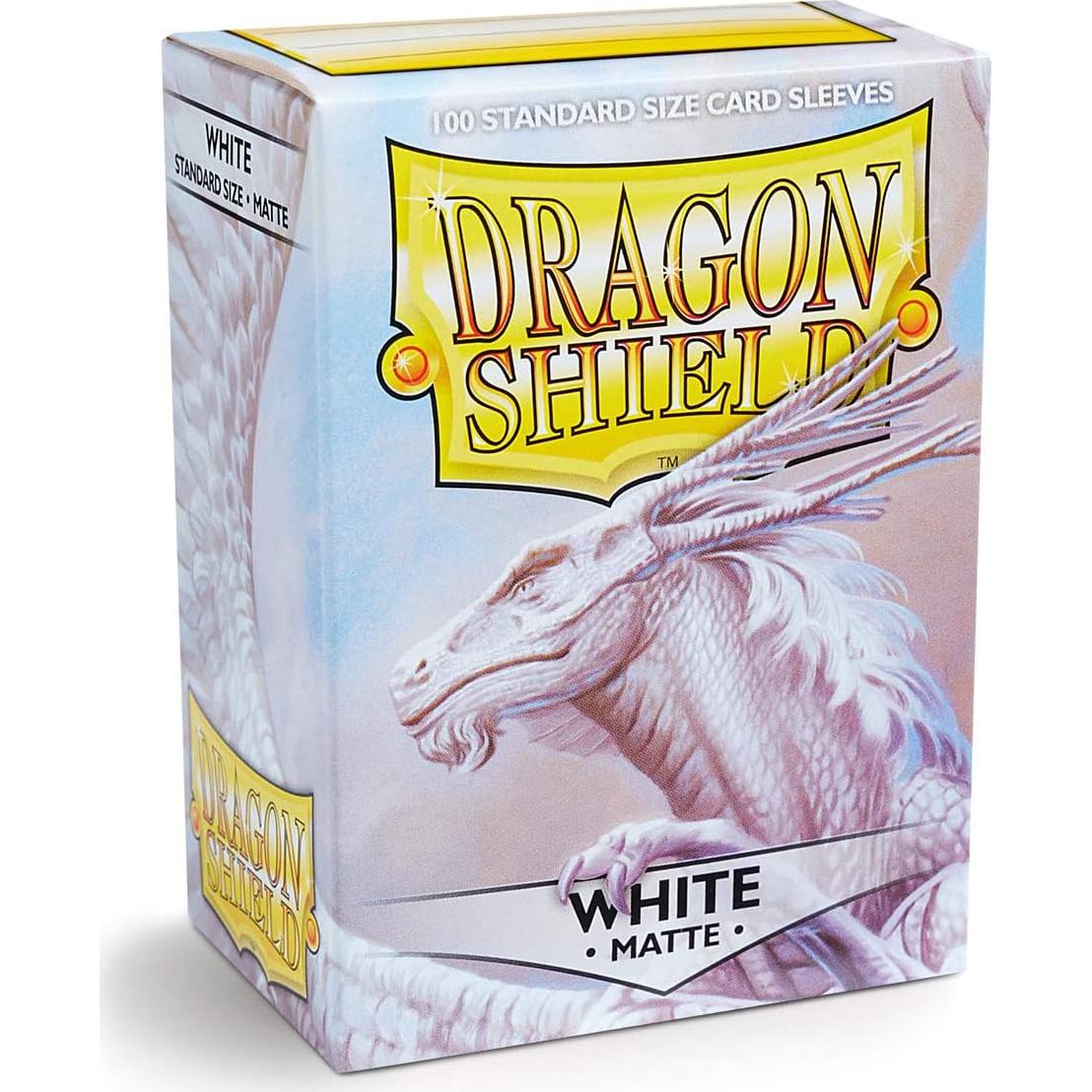 Fundas de Cartas Dragon Shield Mate Blanco 100 Unidades