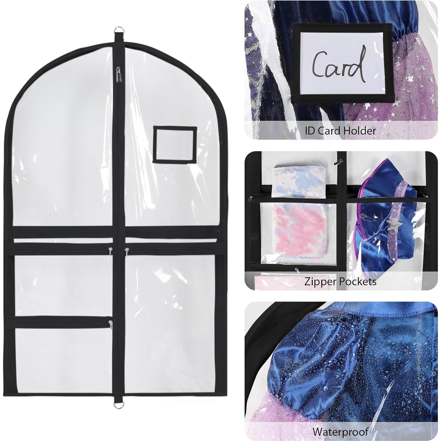 Bolsas de Vestuario Univivi 89 cm PVC Transparentes con Cremallera