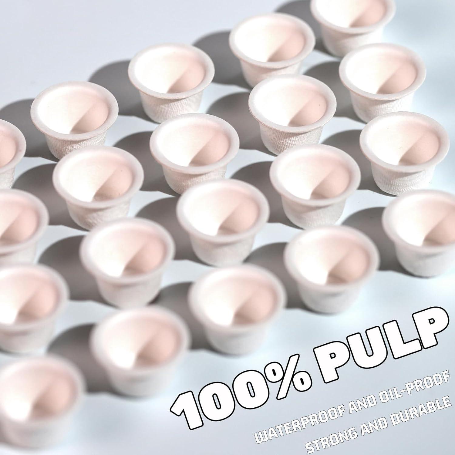 Tazas de Tinta para Tatuajes MO 200 Pcs 10mm Desechables