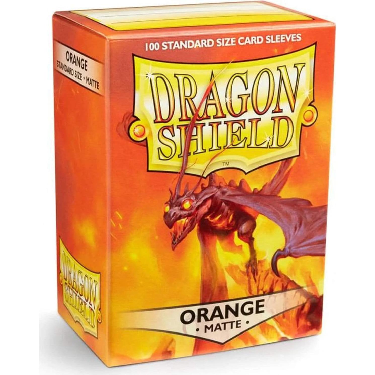 Dragon Shield Fundas Estándar Naranja Mate 100CT - MTG