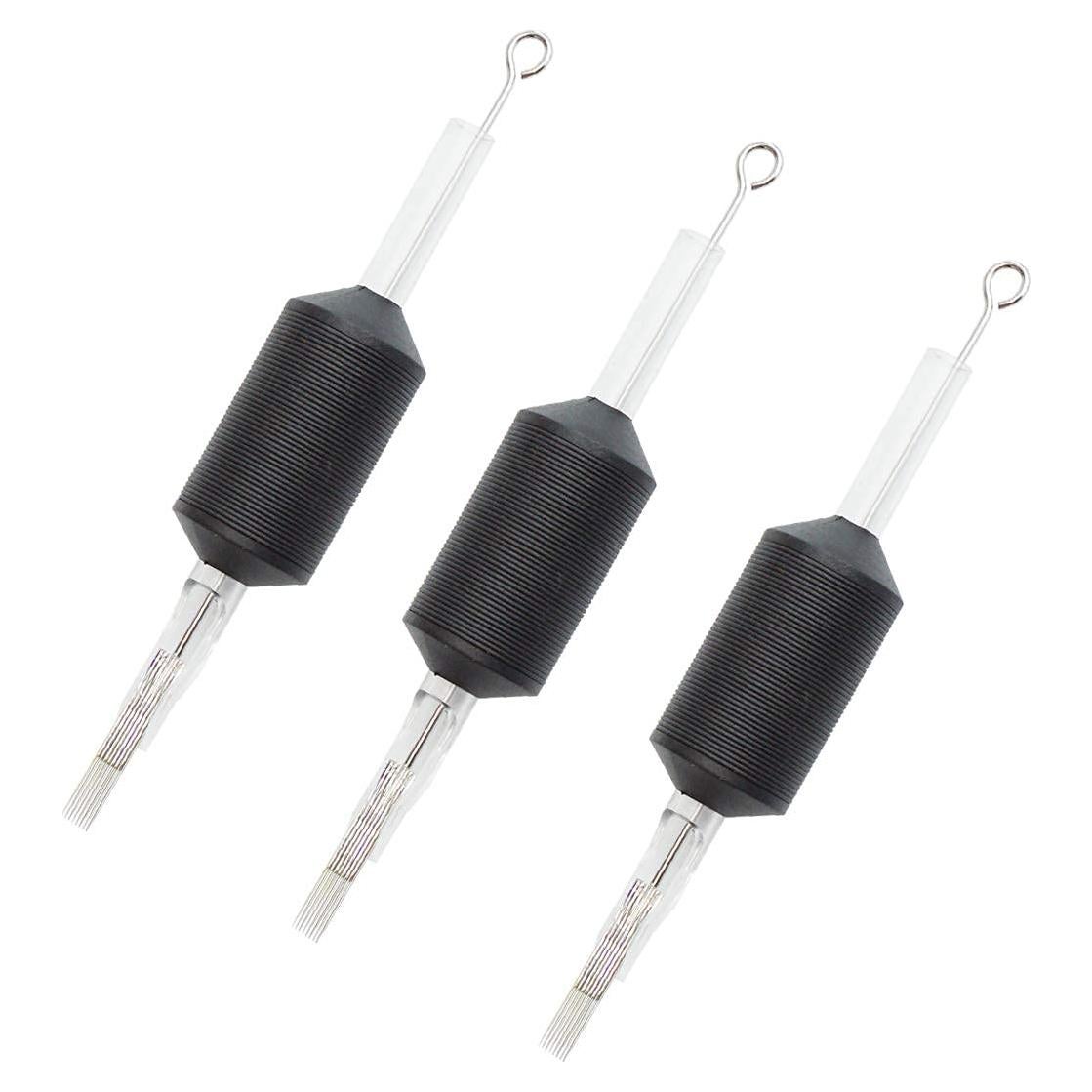 Tatmax 20PCS Agujas y Tubos de Tatuaje Desechables 25mm