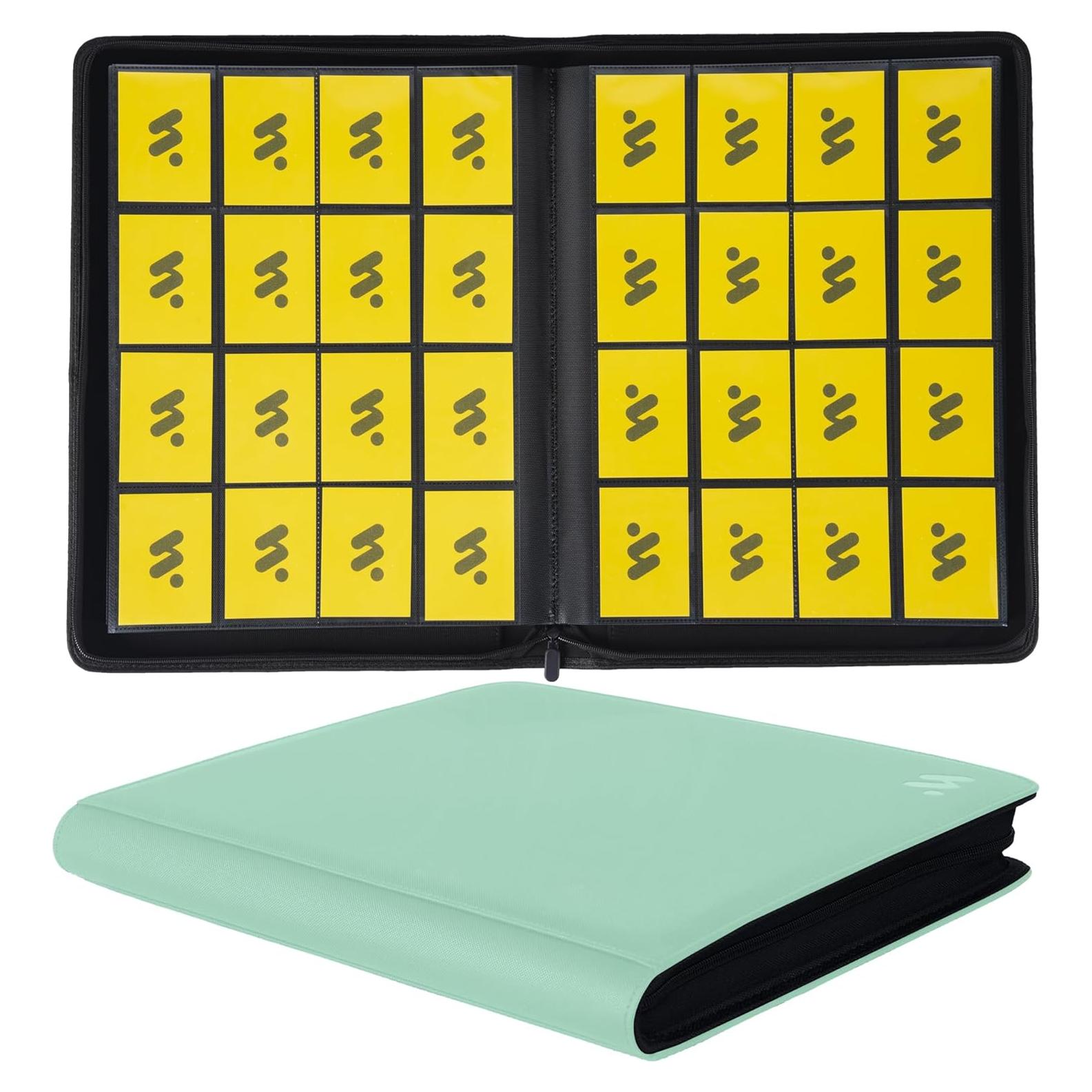 Carpeta de Tarjetas MORABTO 1000+ Pockets Verde Claro