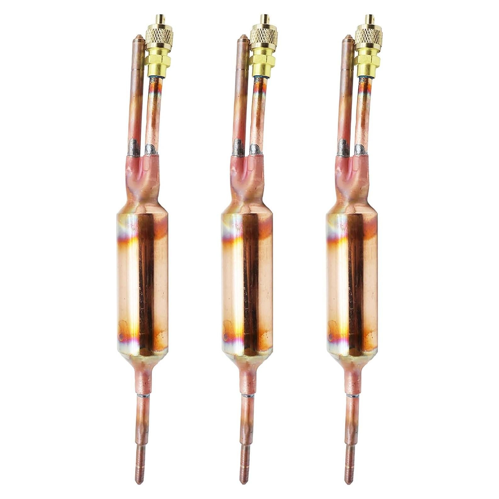 Filtro Secador Líquido Refrigerante REAXOAL 3PCS 1/4" con Válvula