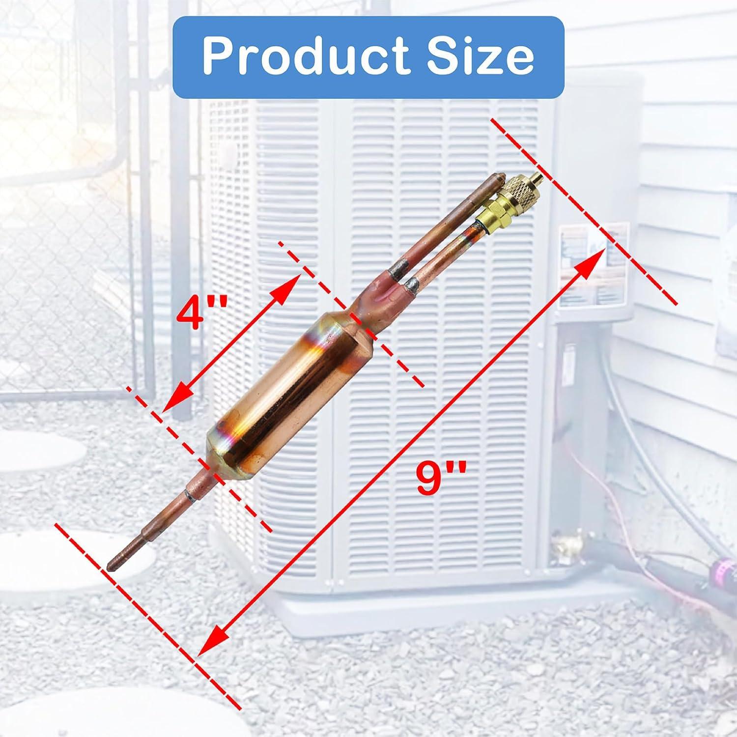 Filtro Secador Líquido Refrigerante REAXOAL 3PCS 1/4" con Válvula