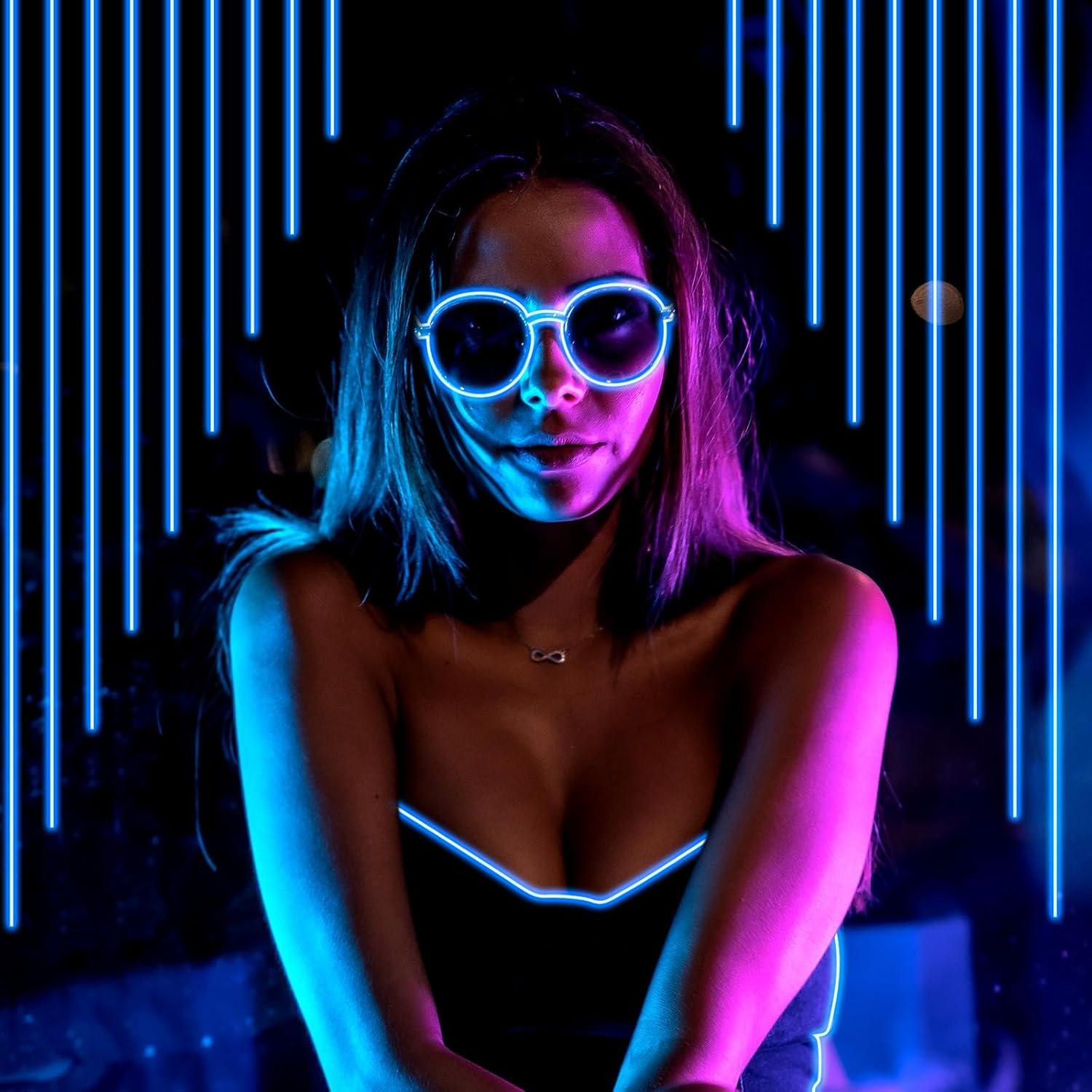 30 Luces Neón EL Wire 2m Cortables Retisee - 10 Colores