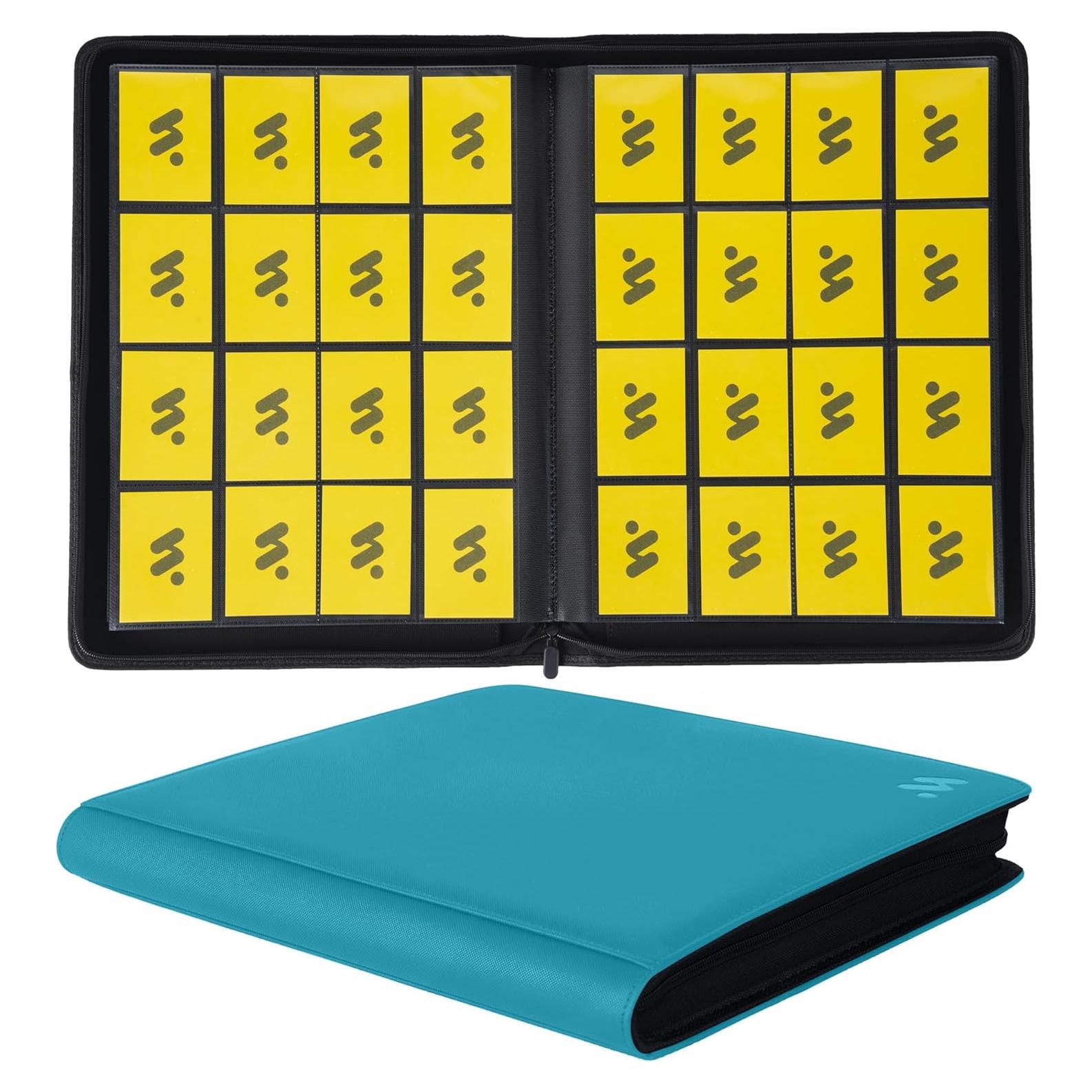 Carpeta de Tarjetas MORABTO 1000+ Pockets Verde Azulado