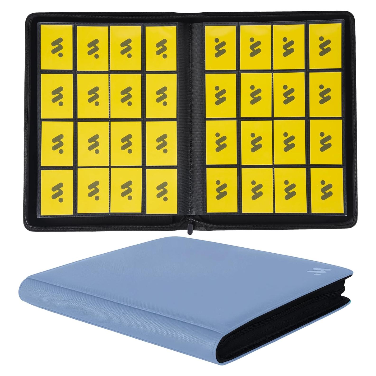 Carpeta de Tarjetas MORABTO 1000+ Pockets Azul Claro