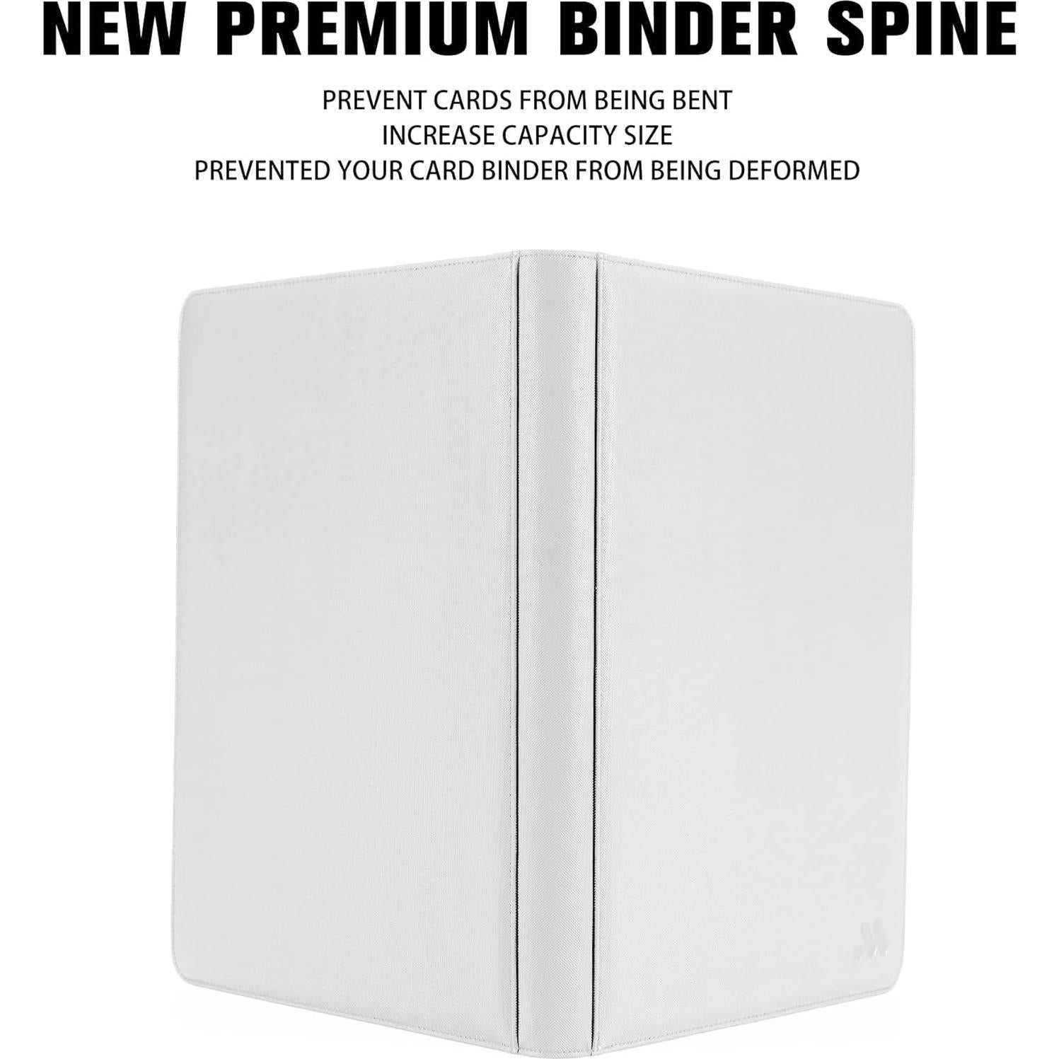 Carpeta de Tarjetas MORABTO 16 Bolsillos Blanca 1024 Tarjetas