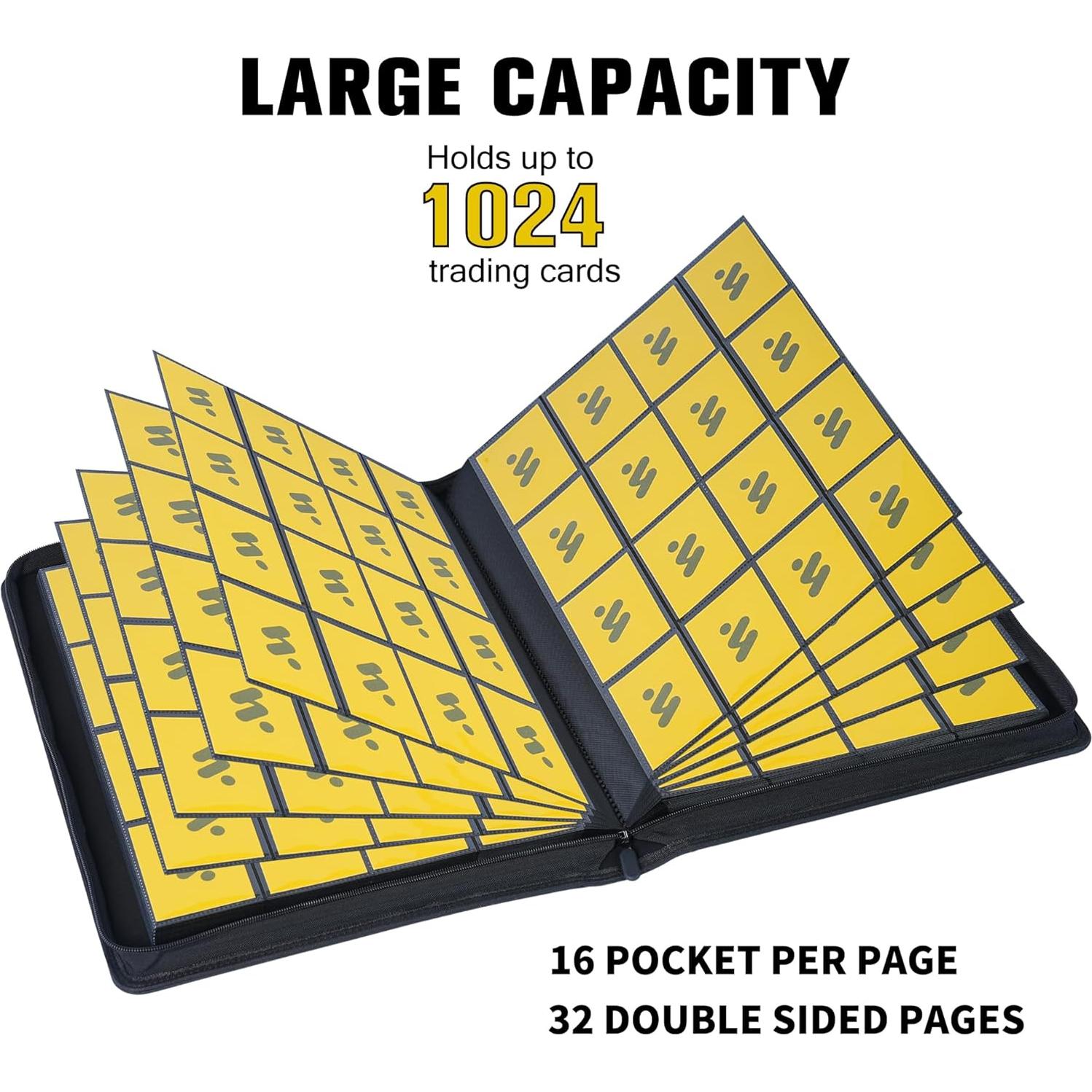 Carpeta de Tarjetas MORABTO 16 Bolsillos Naranja Oscuro