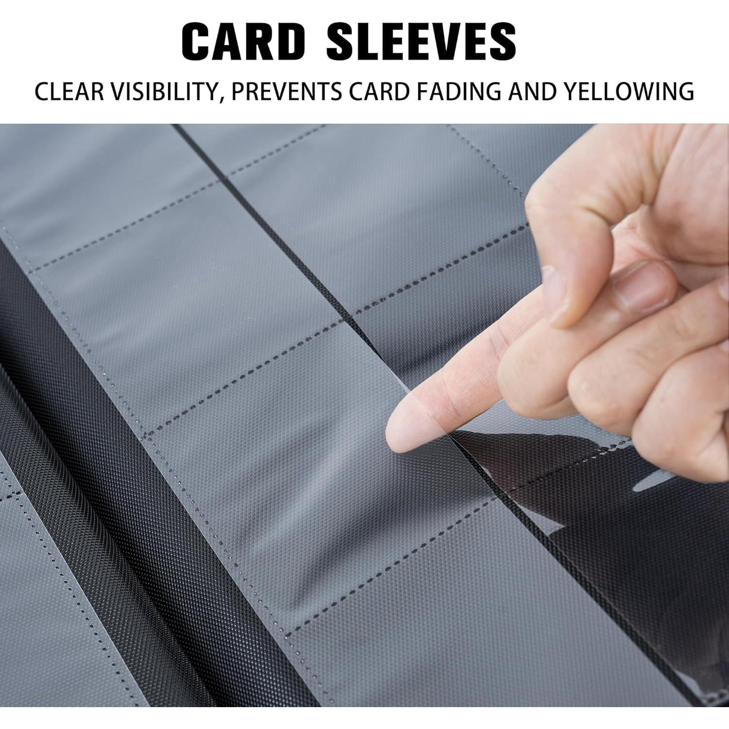 Carpeta de Tarjetas MORABTO 16 Bolsillos Naranja Oscuro