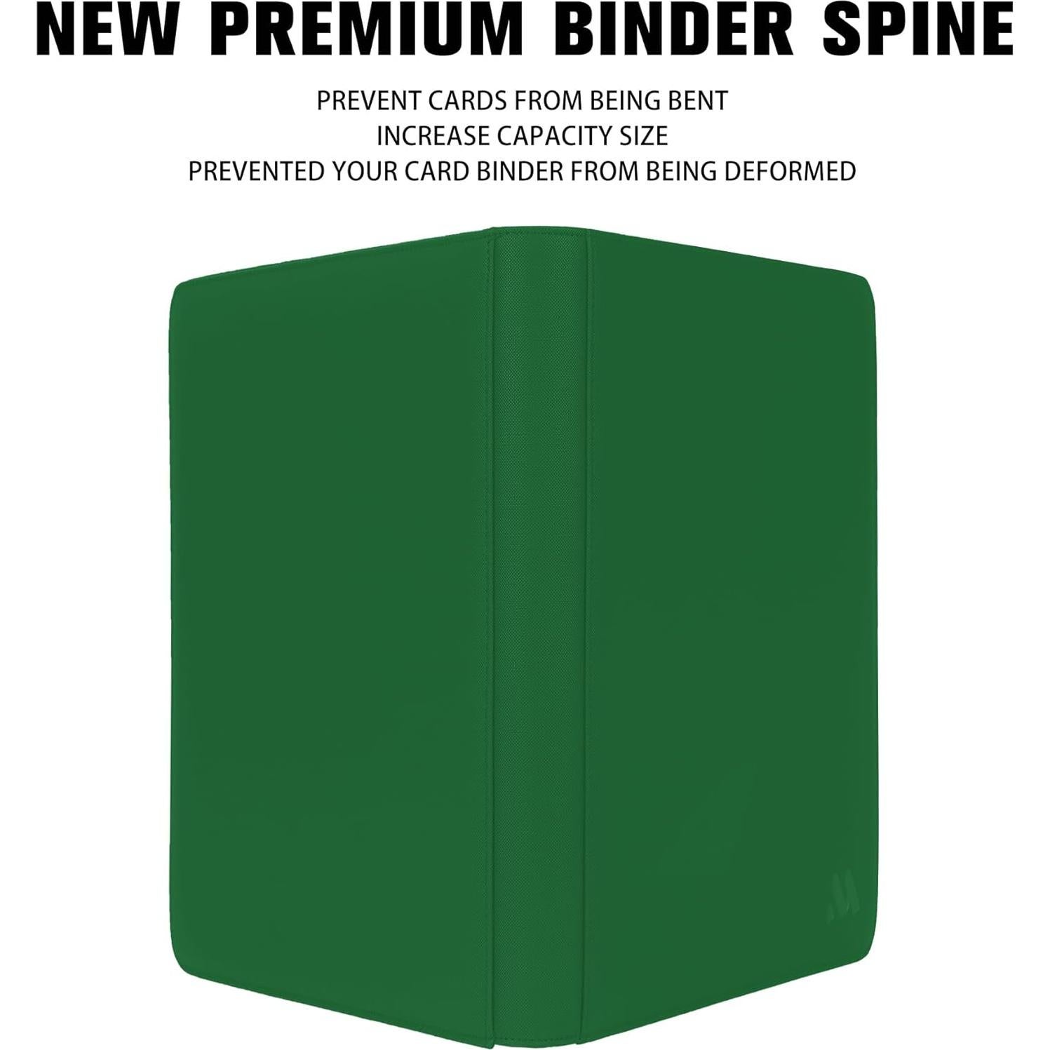 Carpeta de Tarjetas MORABTO 16 Bolsillos Verde 1024 Tarjetas