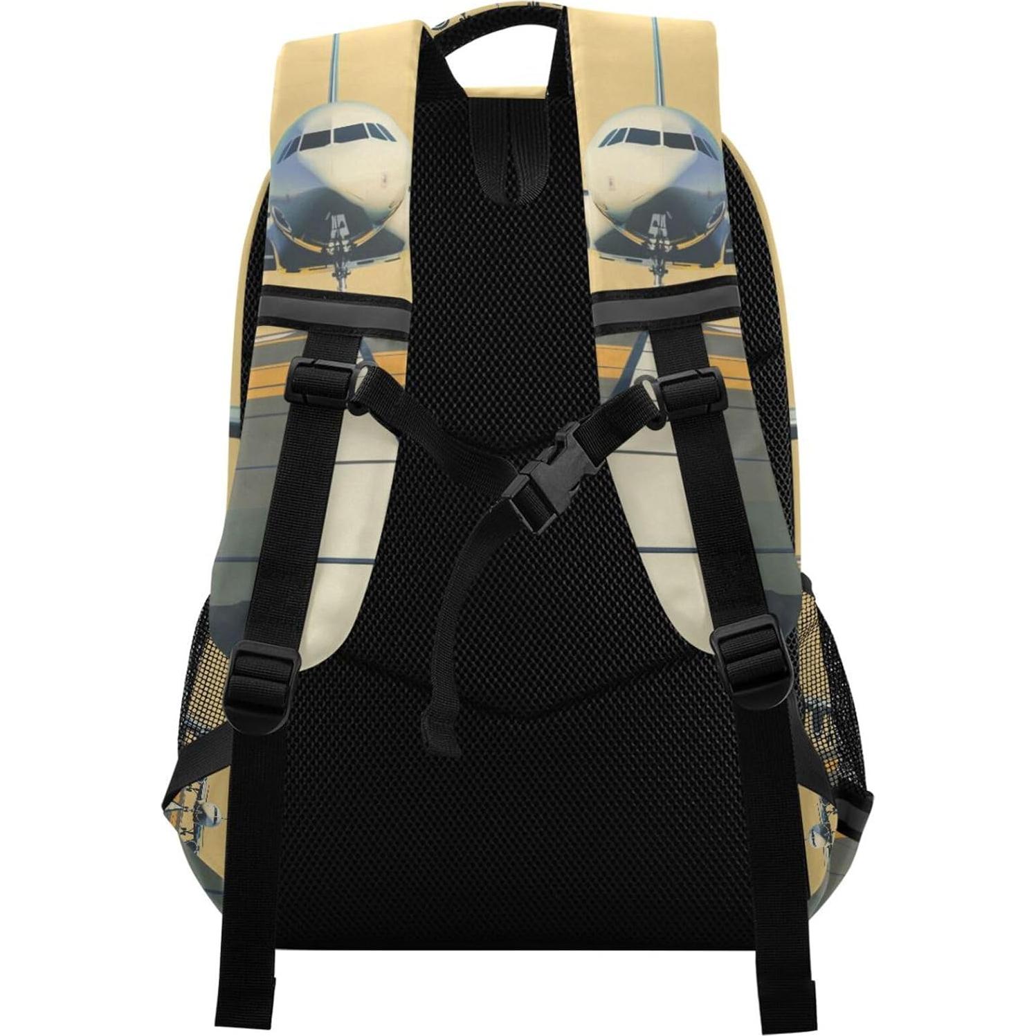 Mochila Escolar Niños WEVIBOFU Aviación 42.5x29.5x17.5cm