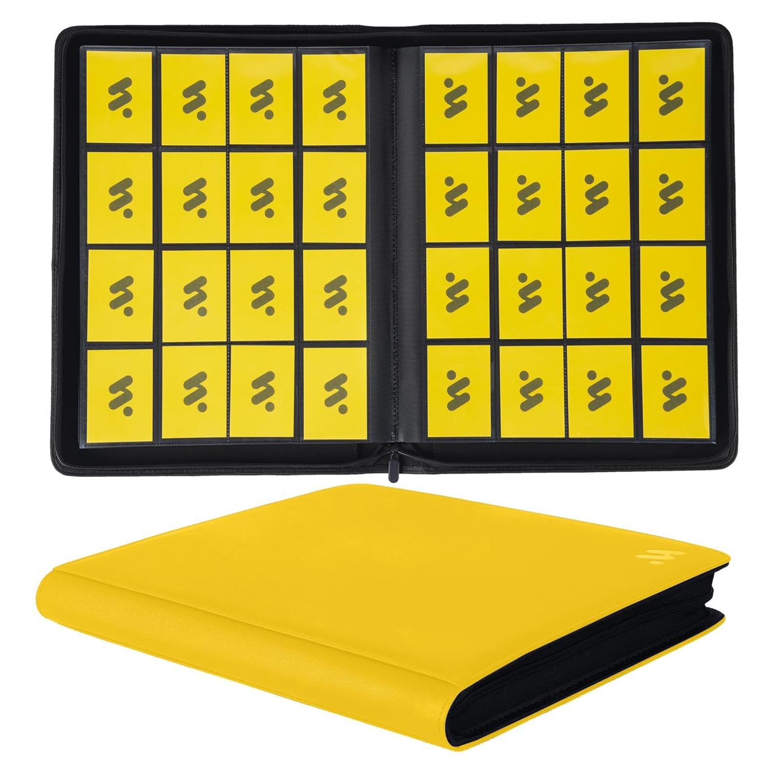 Carpeta de Tarjetas MORABTO 1000+ Pockets Amarillo