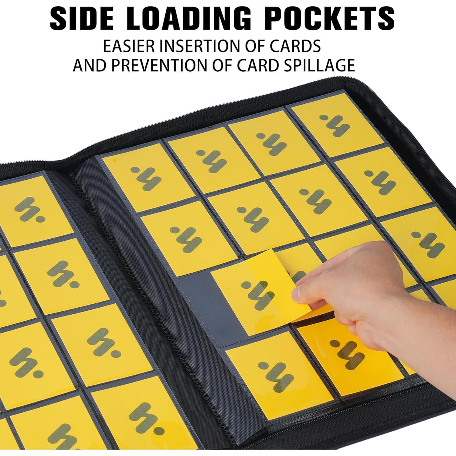 Carpeta de Tarjetas MORABTO 1000+ Pockets Amarillo