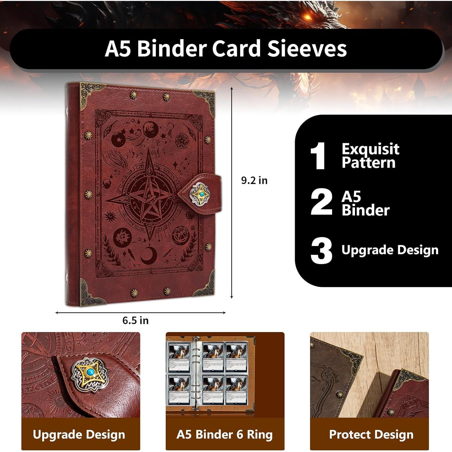 Carpeta de Tarjetas DDFE DUROTAN 240 Bolsillos Vintage