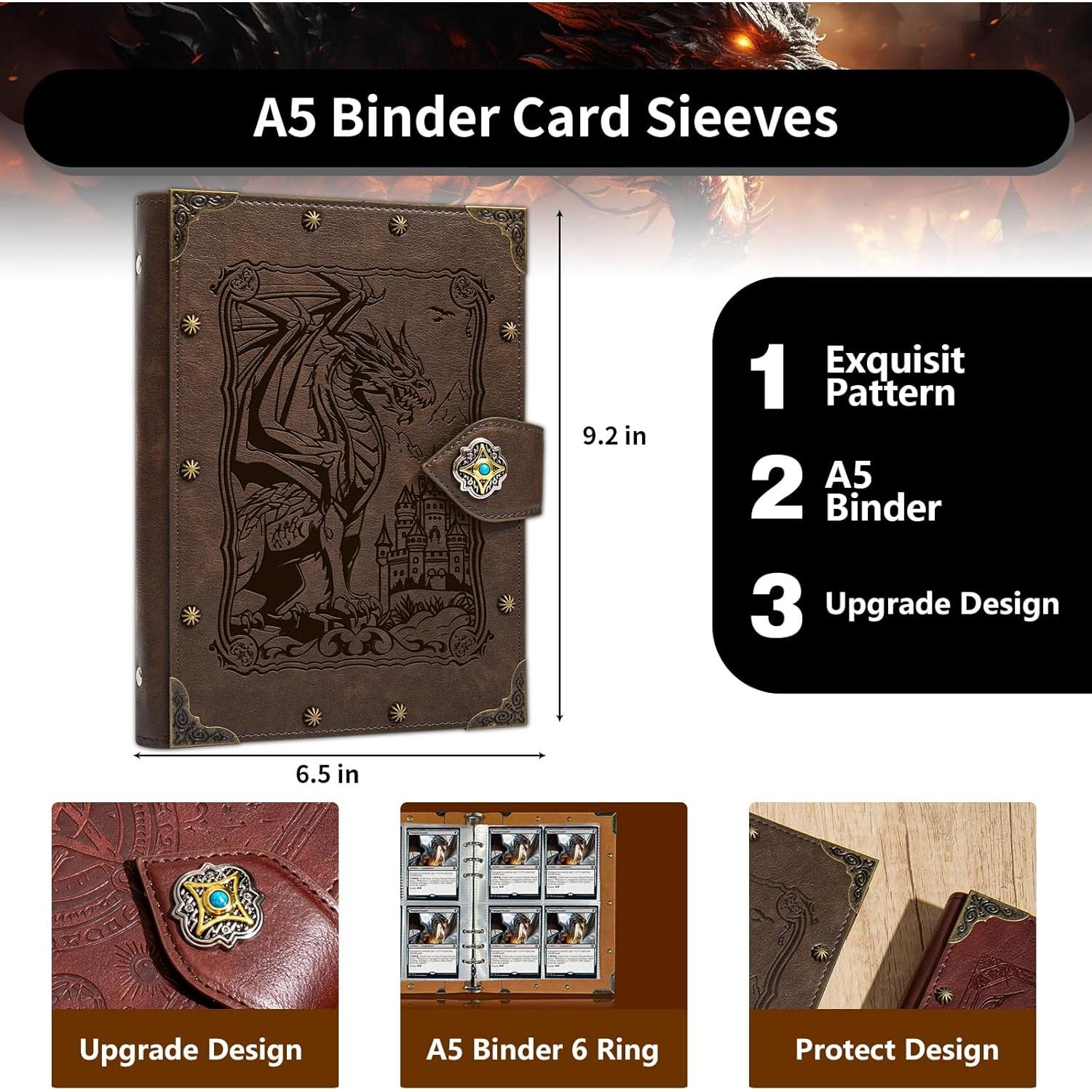 Carpeta de Cartas DDFE Durotan 4-Bolsillos 240 Cartas