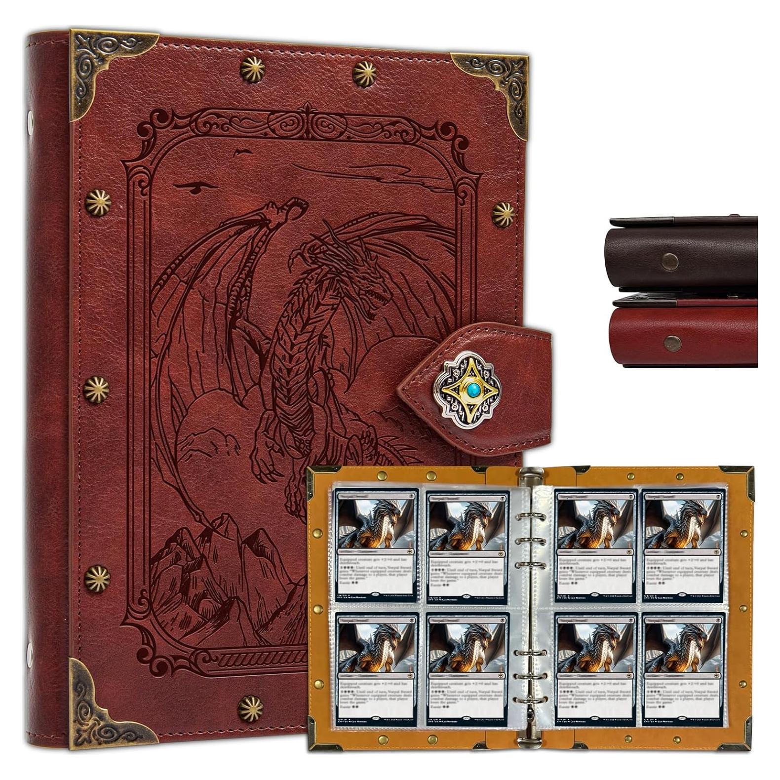 Carpeta de Tarjetas DDFE DUROTAN 240 Tarjetas Vintage Roja