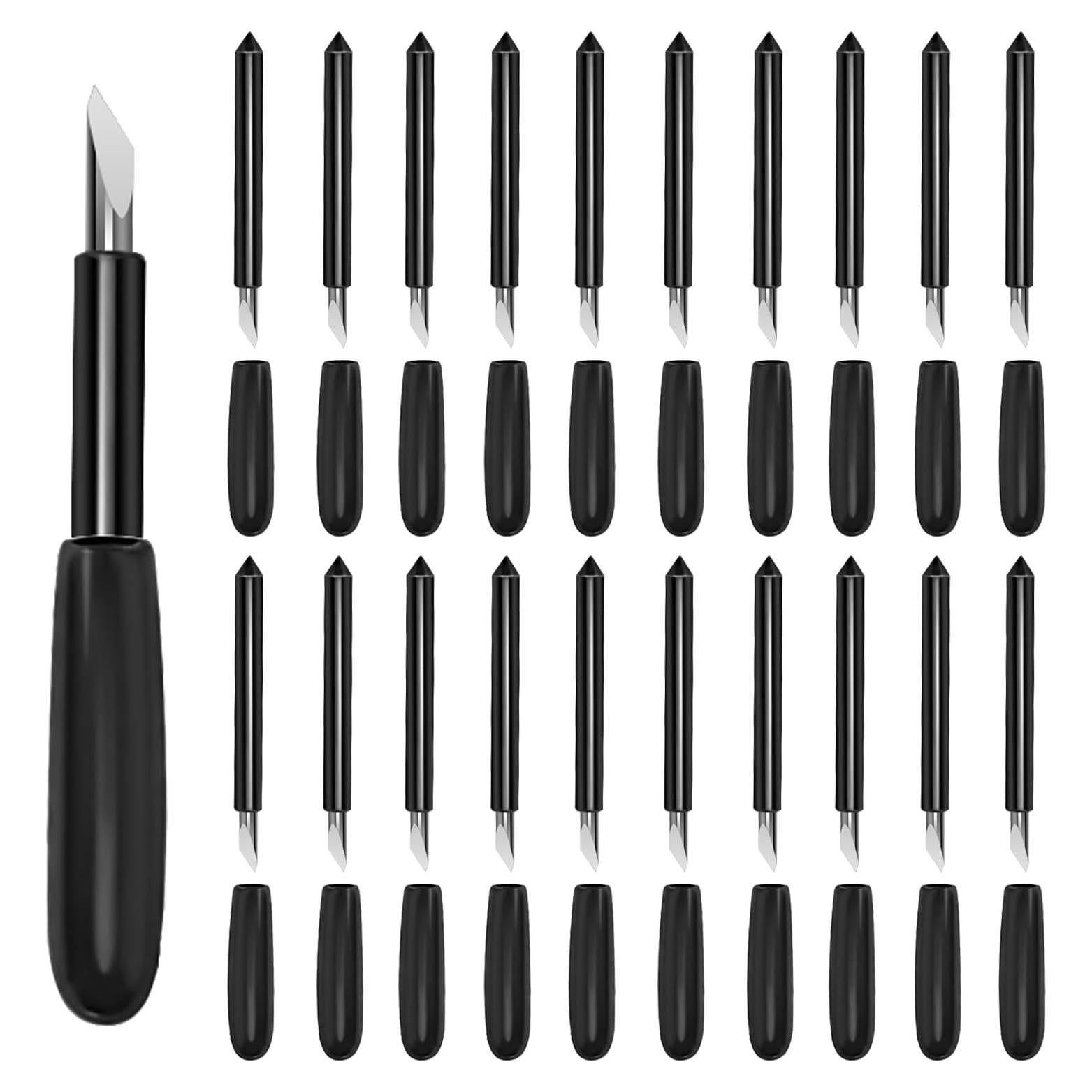 THANMAO 20PCS Premium Deep Cut Blade，Replacement Cutting Blades Compatible with Cricut Explore Air 2/Air 3/Explore 4/Maker/Maker 3/Maker 4 (Premium Deep Cut Blades)