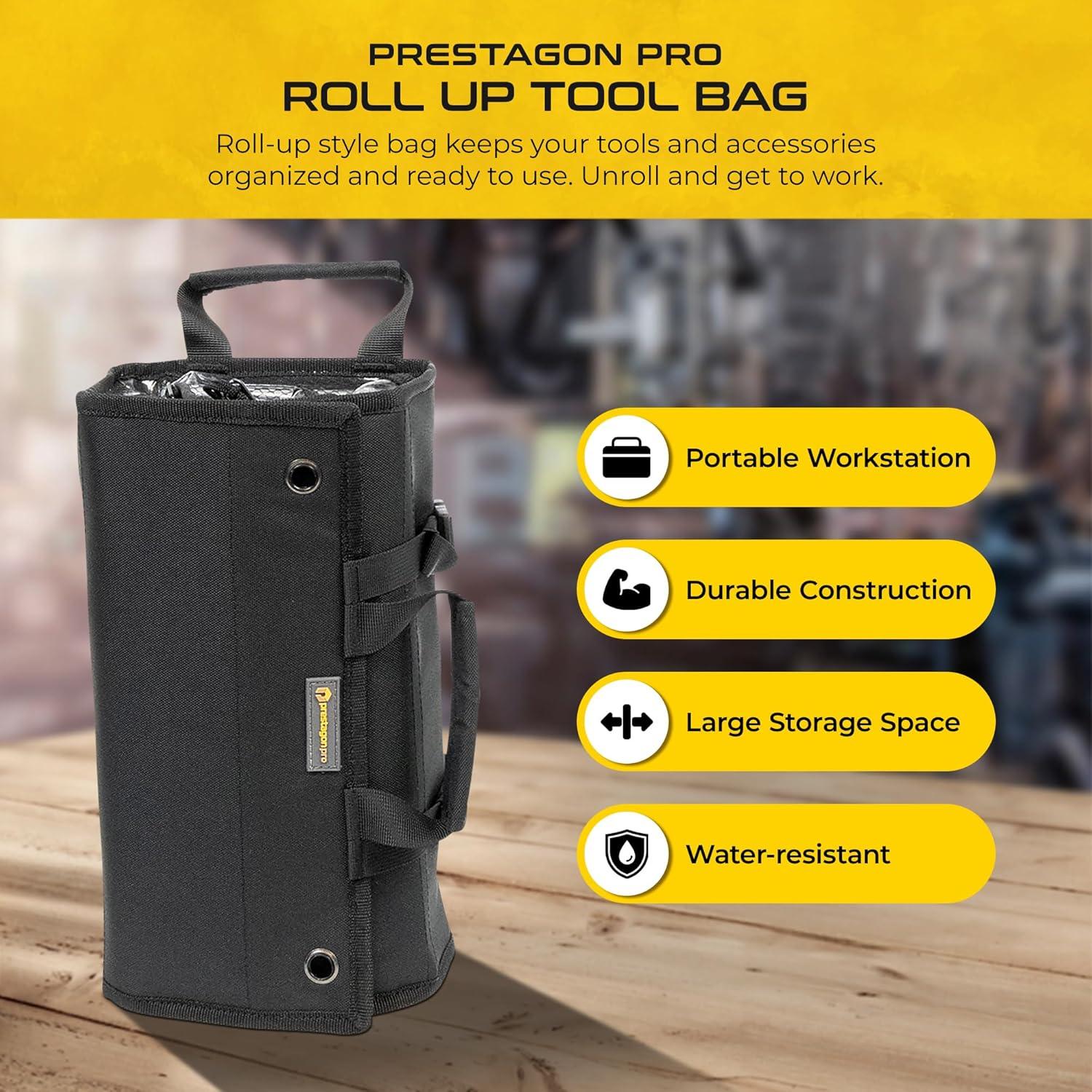 Organizador de Herramientas Plegable Prestagon RTB001EMB 7 Bolsillos