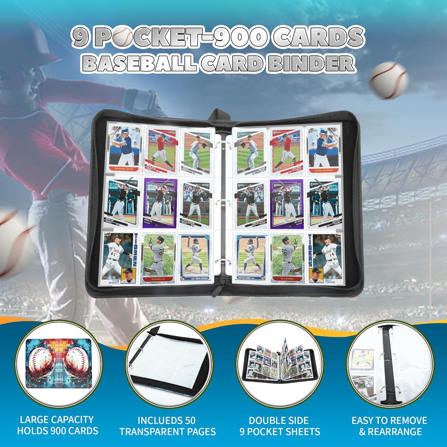 Carpeta de Tarjetas TCGUARD 900 Bolsillos Color Índigo