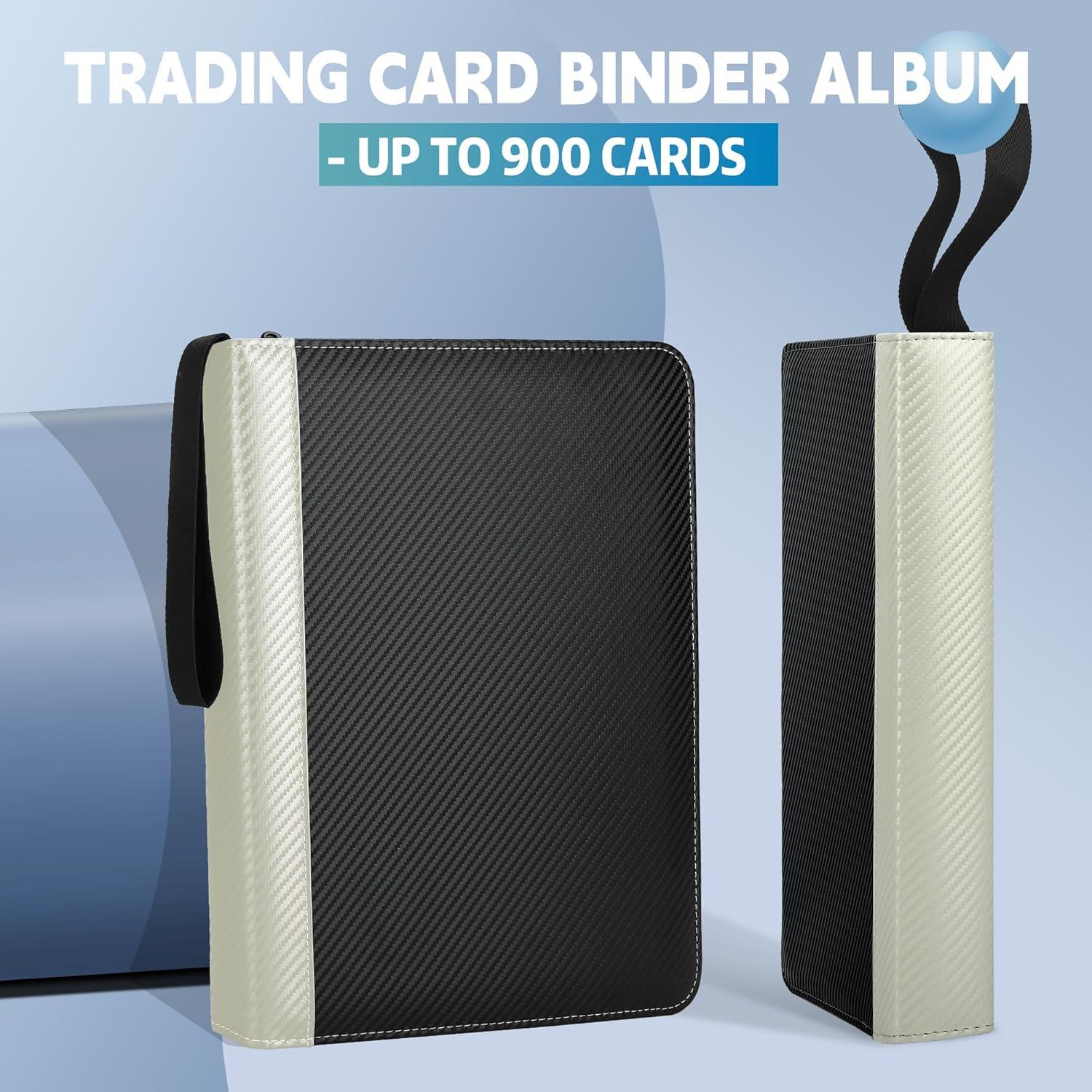 Carpeta de Tarjetas TCG TCGUARD 900 Bolsillos PU Blanco