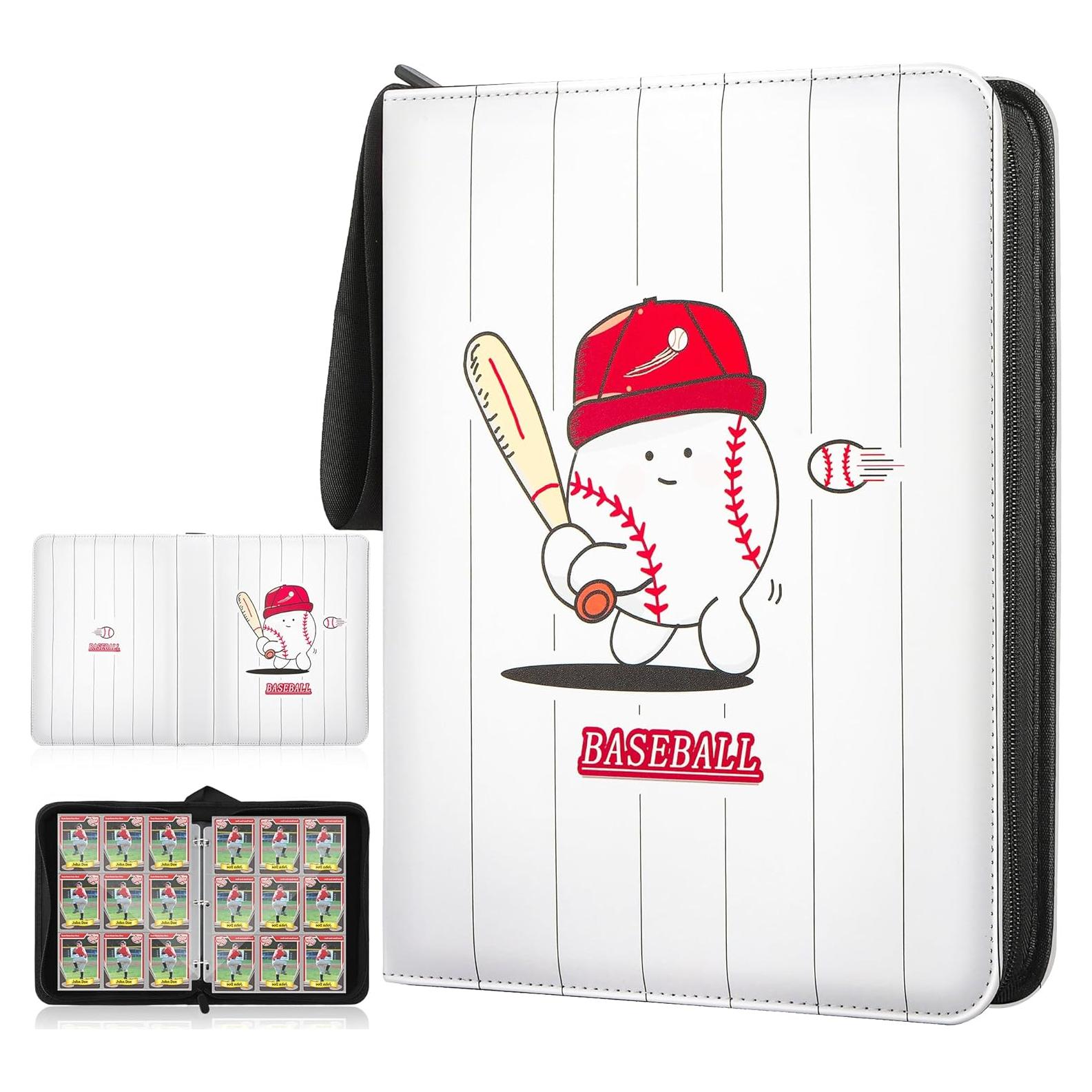 Carpeta de Tarjetas TCGUARD 900 Bolsillos Doble Cara Rojo