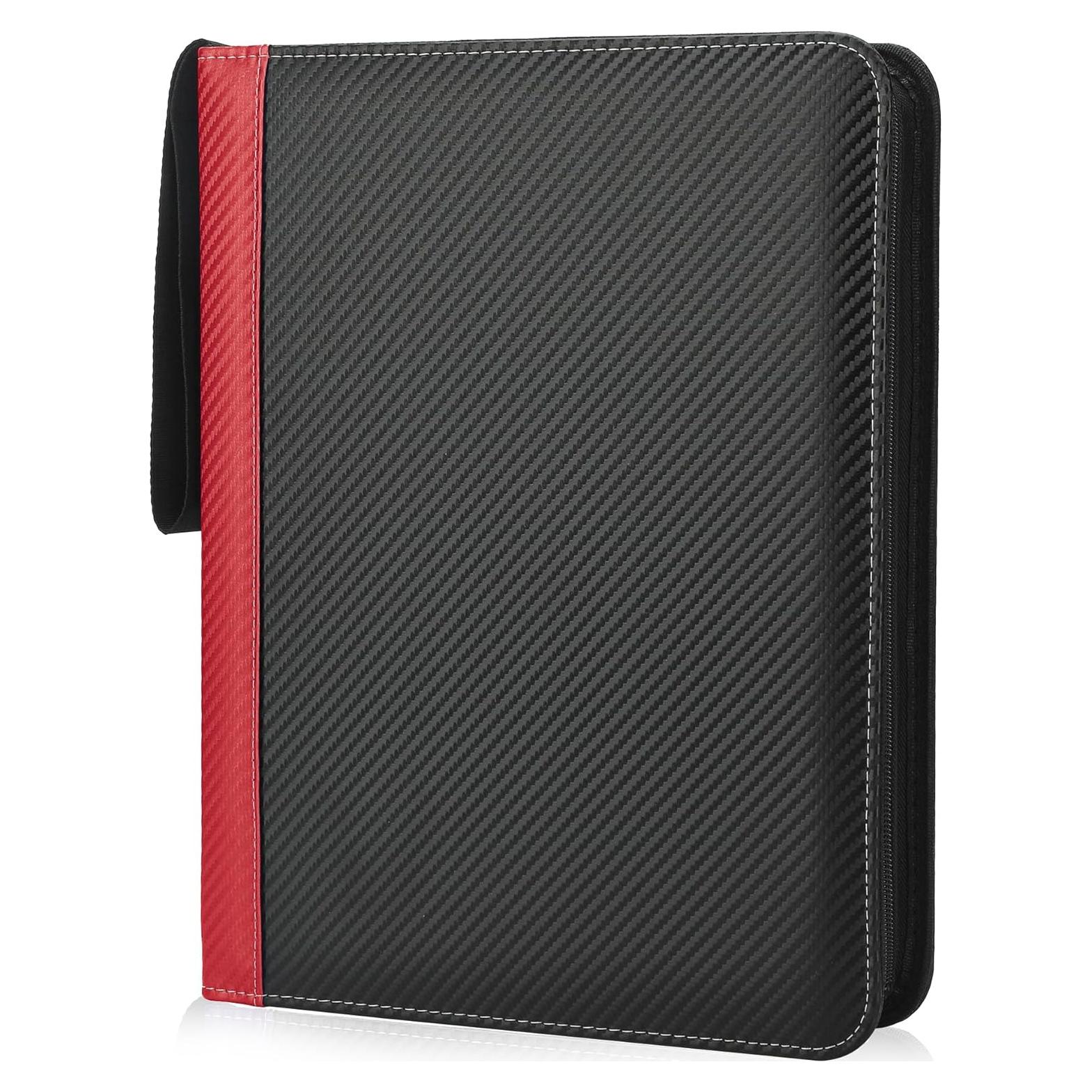 Carpeta de Tarjetas TCGUARD 900 Bolsillos Rojo