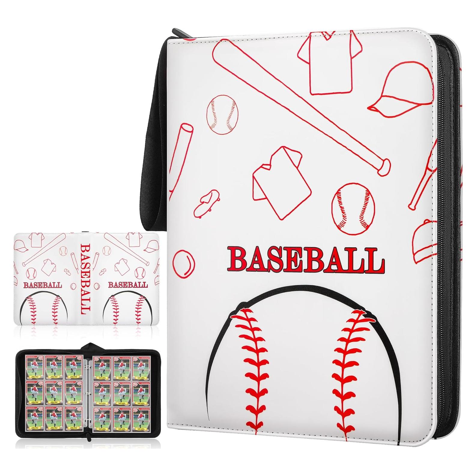 Carpeta de Tarjetas TCGUARD 900 Bolsillos PU Blanco Rojizo