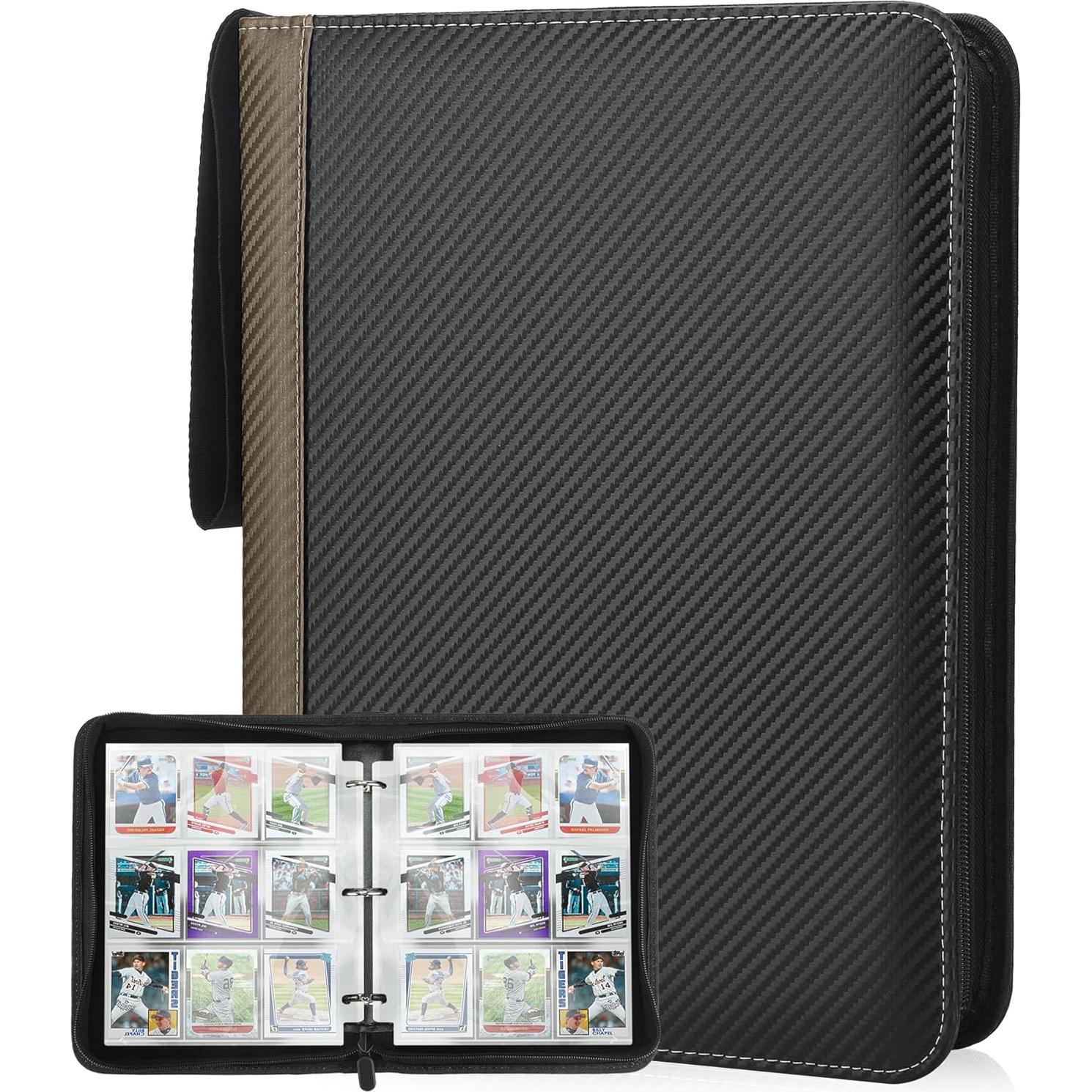 Carpeta de Tarjetas TCGUARD 900 Bolsillos Marrón