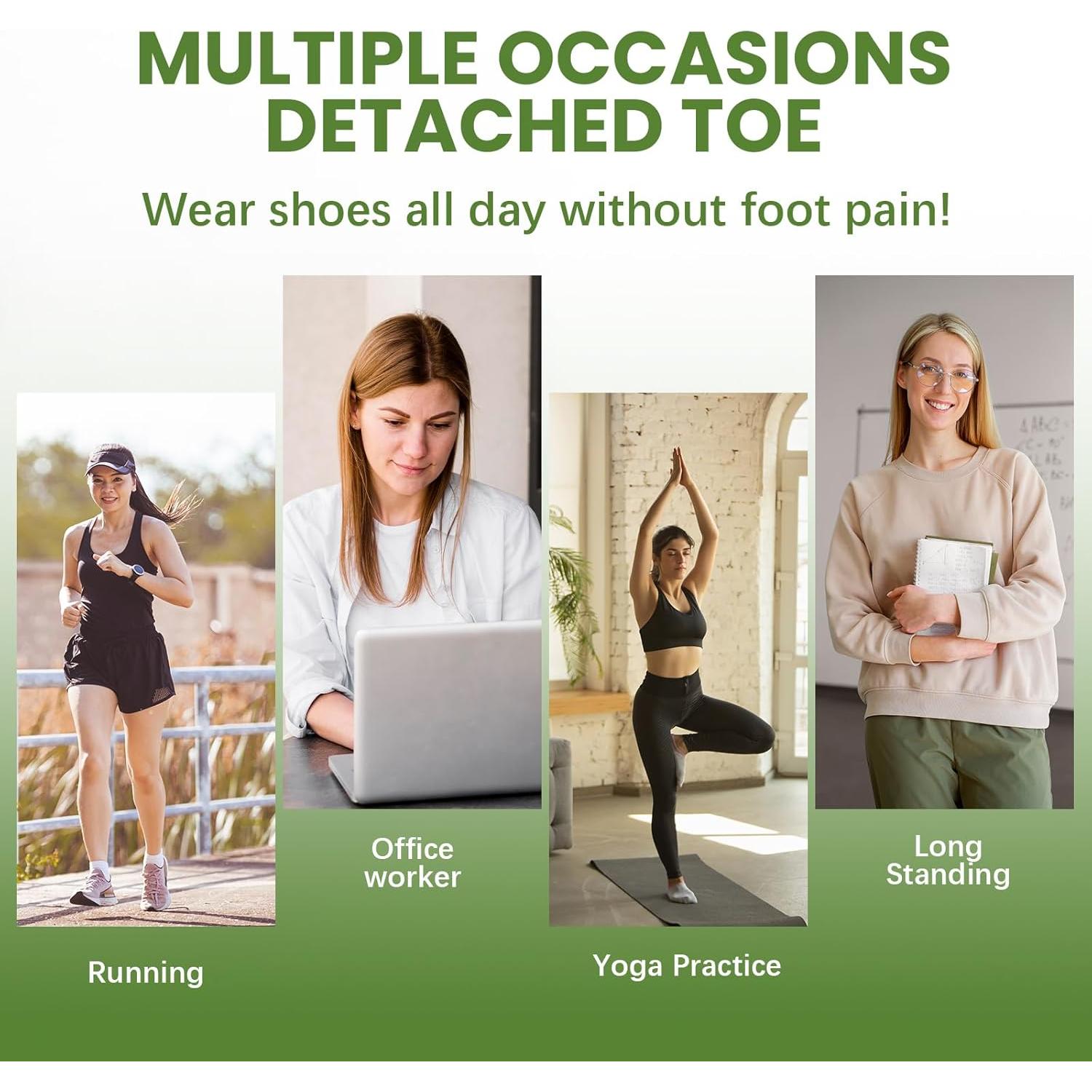 Protecciones de Dedos de Silicona Bukihome - 14 Mangas Medianas Beige