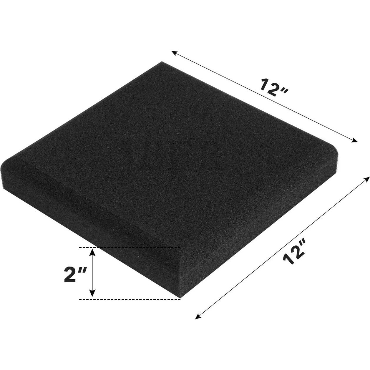 Paneles de Espuma Acústica JBER 24 Piezas 5cm x 30cm x 30cm