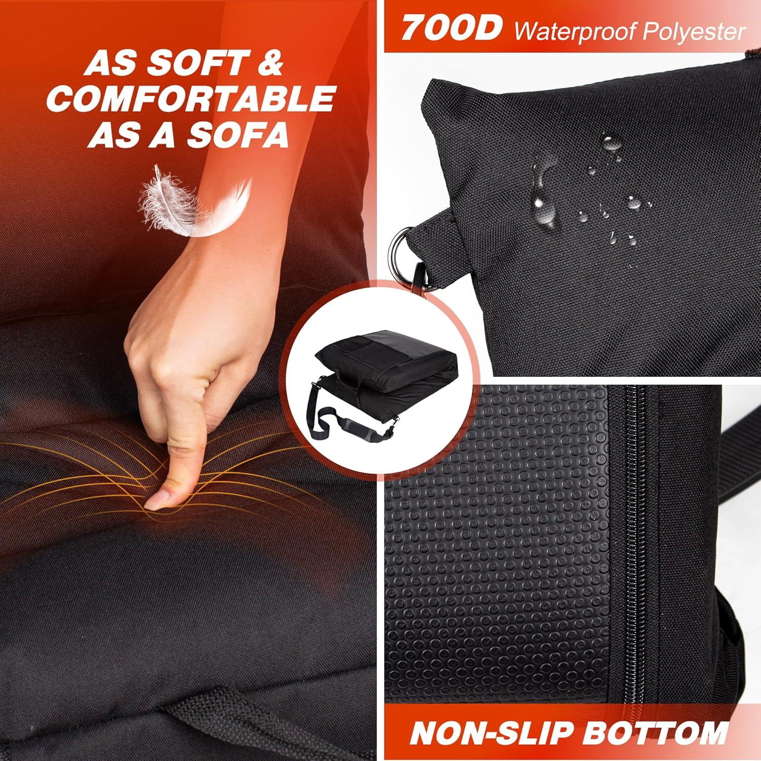 Asiento Calentado HOTHUGZ Plegable para Estadio 76.2 cm