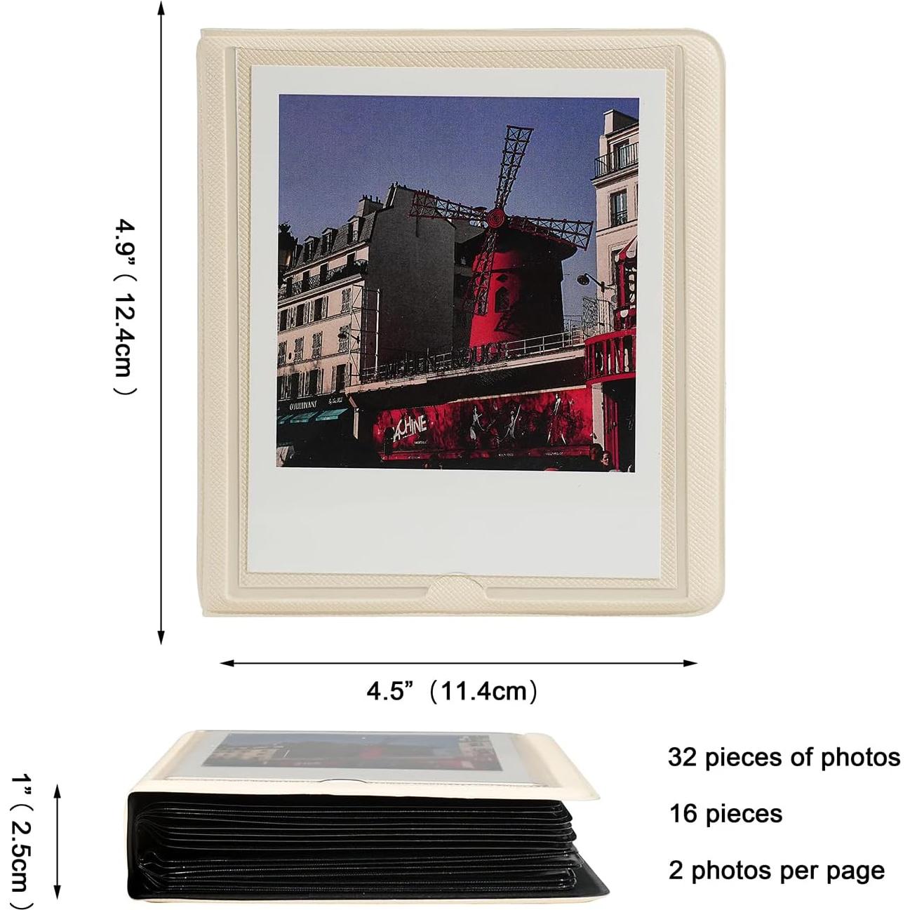 Álbum de Fotos iFreak Cuadrado Beige 32 Páginas para Polaroid