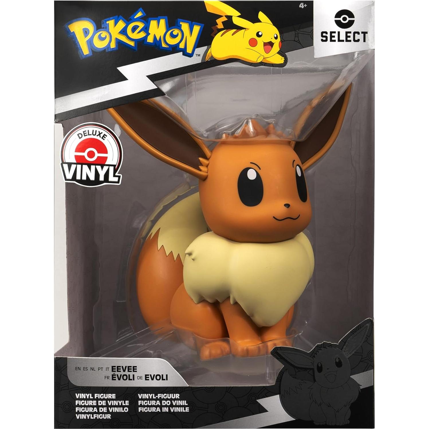 Figura de Vinilo Eevee Jazwares 20 cm Detalles Auténticos