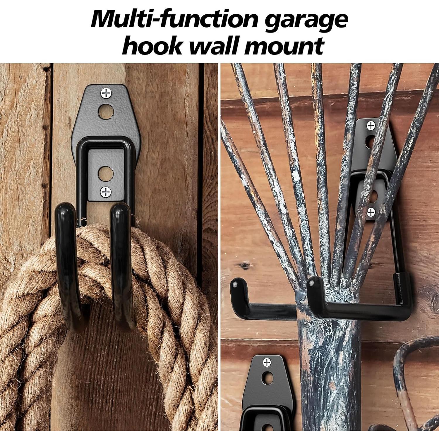 Ganchos de Garaje MIKRUI 30 Paquete Alta Resistencia 4.6kg