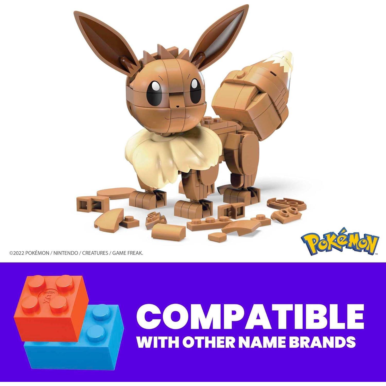 Set de Construcción MEGA Pokémon Eevee 215 Piezas 10 cm